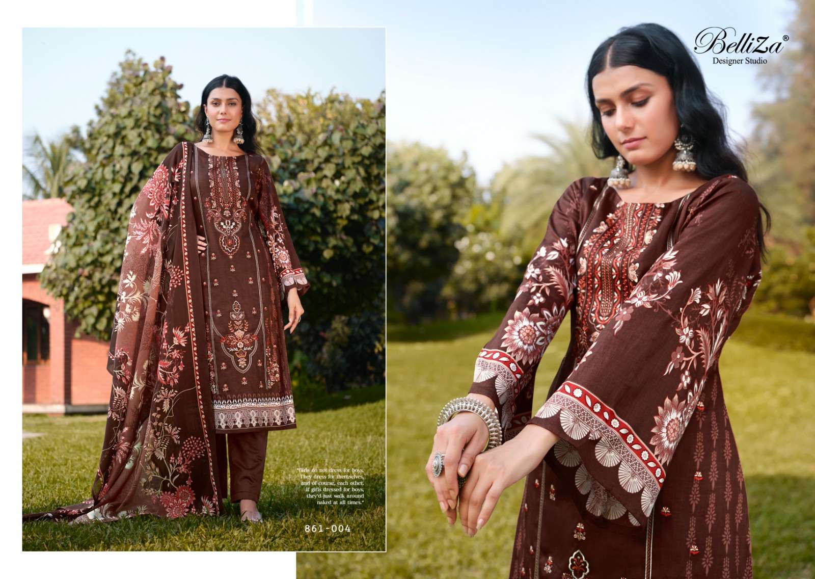 BELLIZA DESIGNER STUDIO LAVANYA FANCY JAM COTTON SUITS