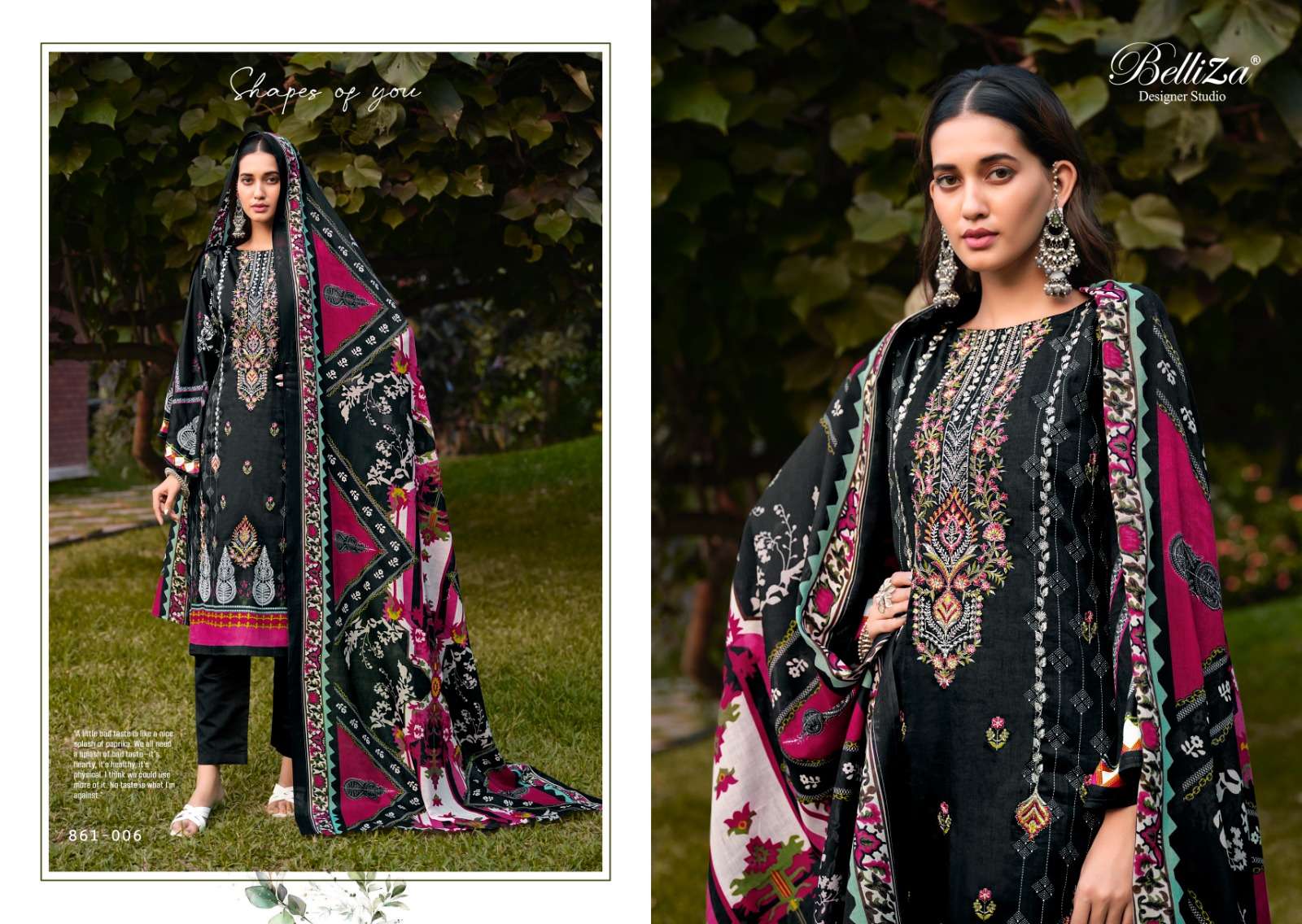 BELLIZA DESIGNER STUDIO LAVANYA FANCY JAM COTTON SUITS