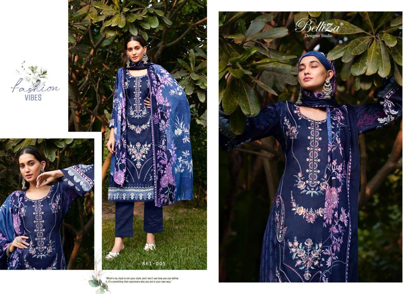 BELLIZA DESIGNER STUDIO LAVANYA FANCY JAM COTTON SUITS