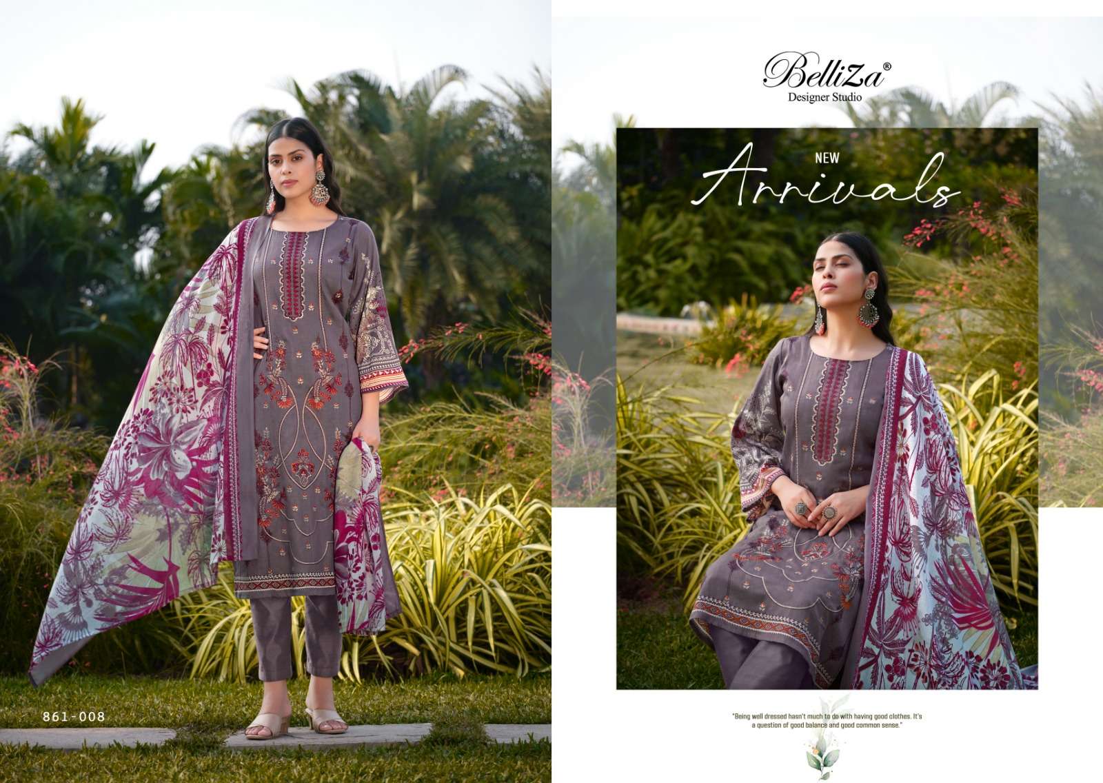 BELLIZA DESIGNER STUDIO LAVANYA FANCY JAM COTTON SUITS