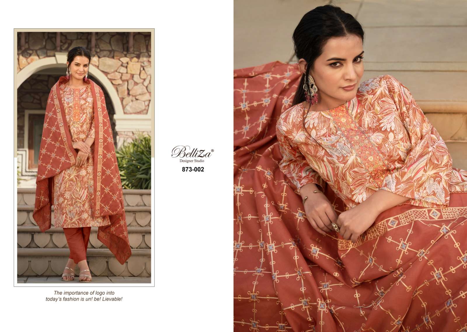 BELLIZA DESIGNER STUDIO SOPHIA COTTON SALWAR SUIT