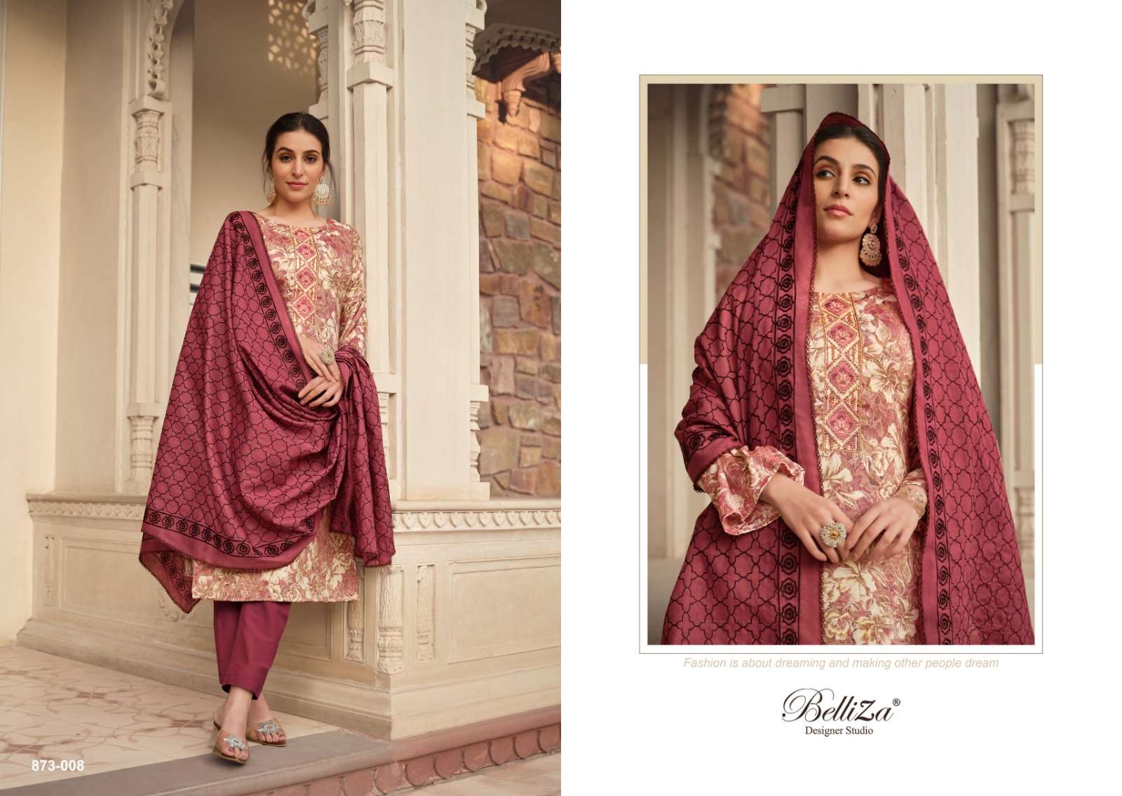 BELLIZA DESIGNER STUDIO SOPHIA COTTON SALWAR SUIT