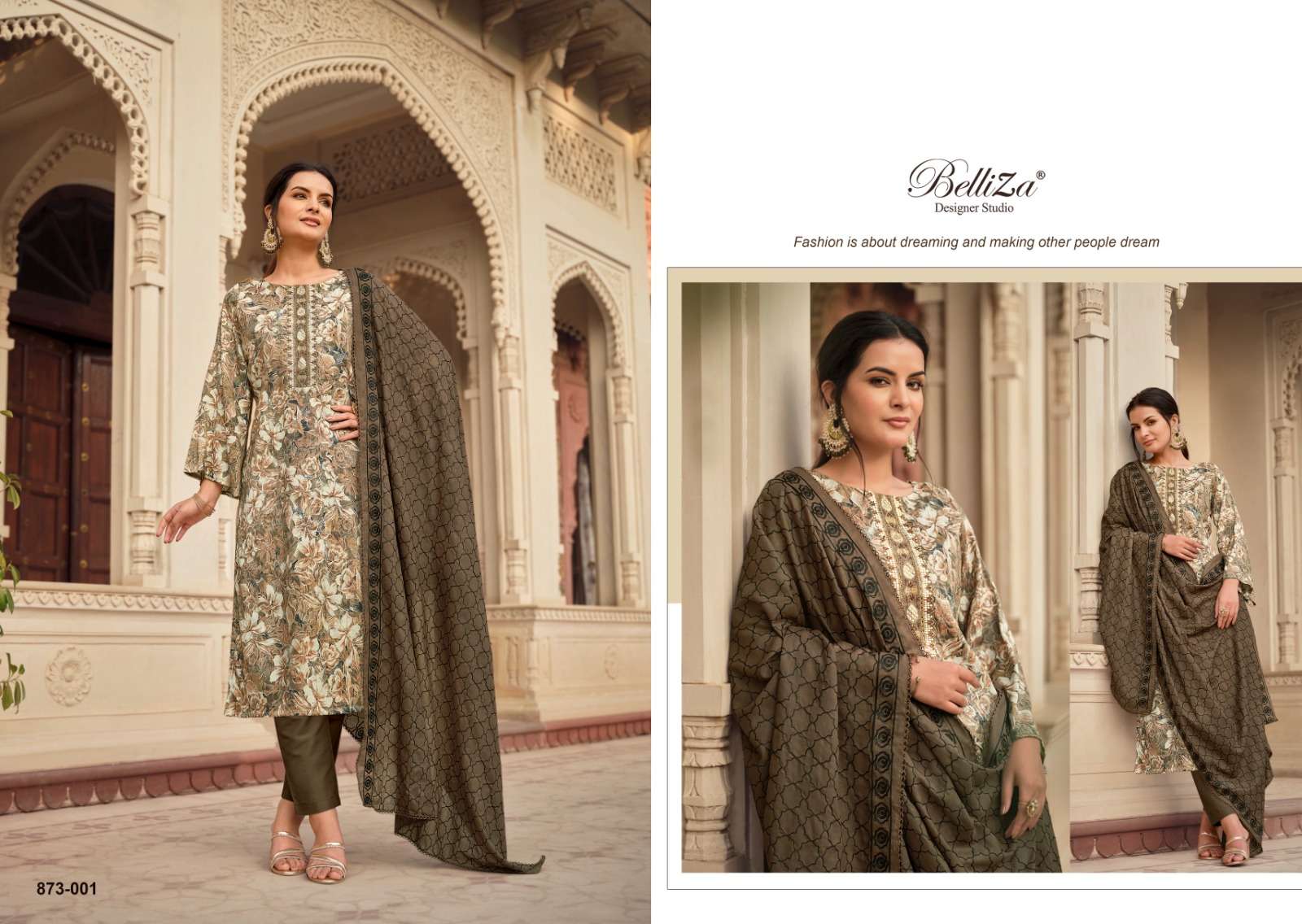 BELLIZA DESIGNER STUDIO SOPHIA COTTON SALWAR SUIT