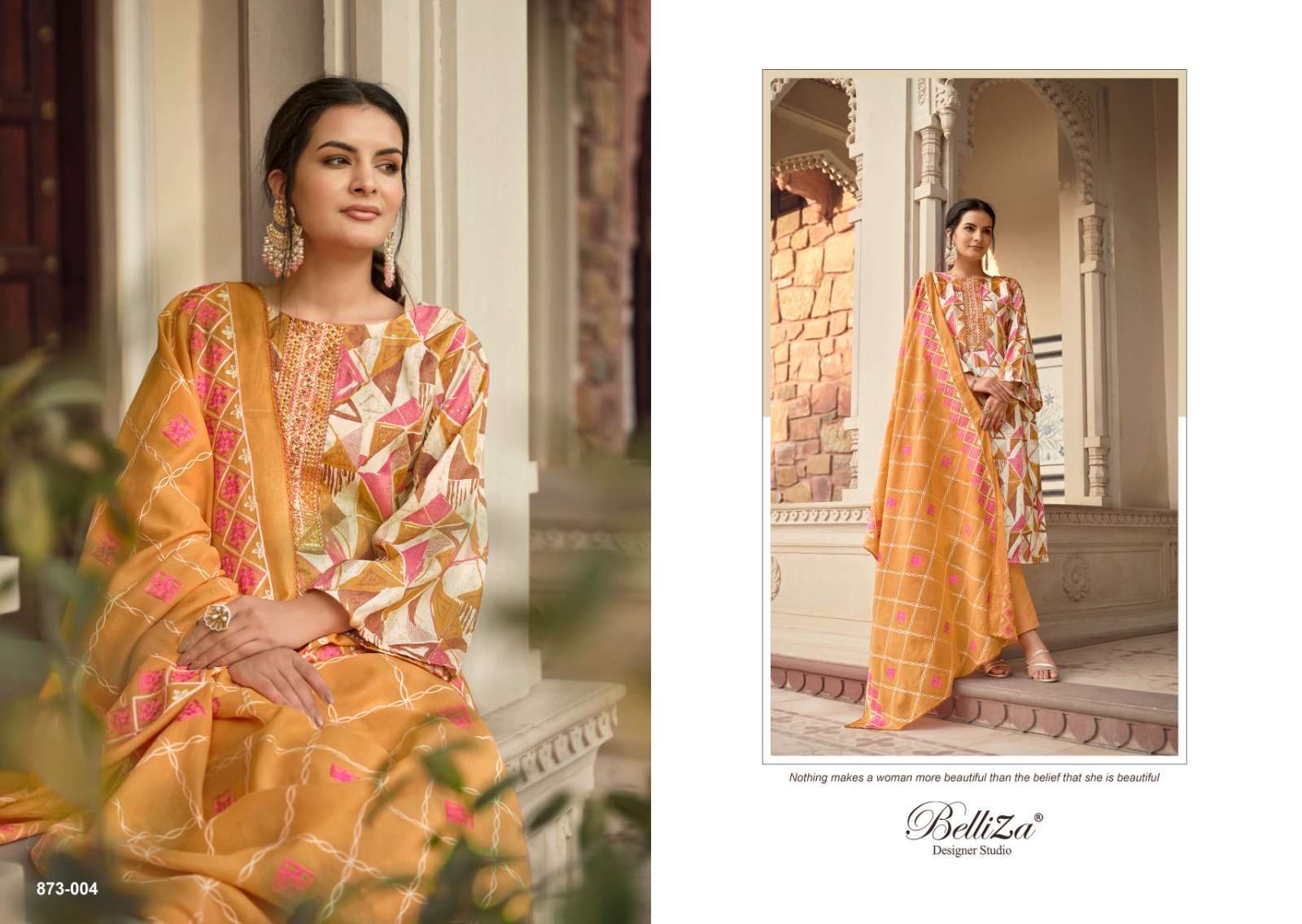 BELLIZA DESIGNER STUDIO SOPHIA COTTON SALWAR SUIT