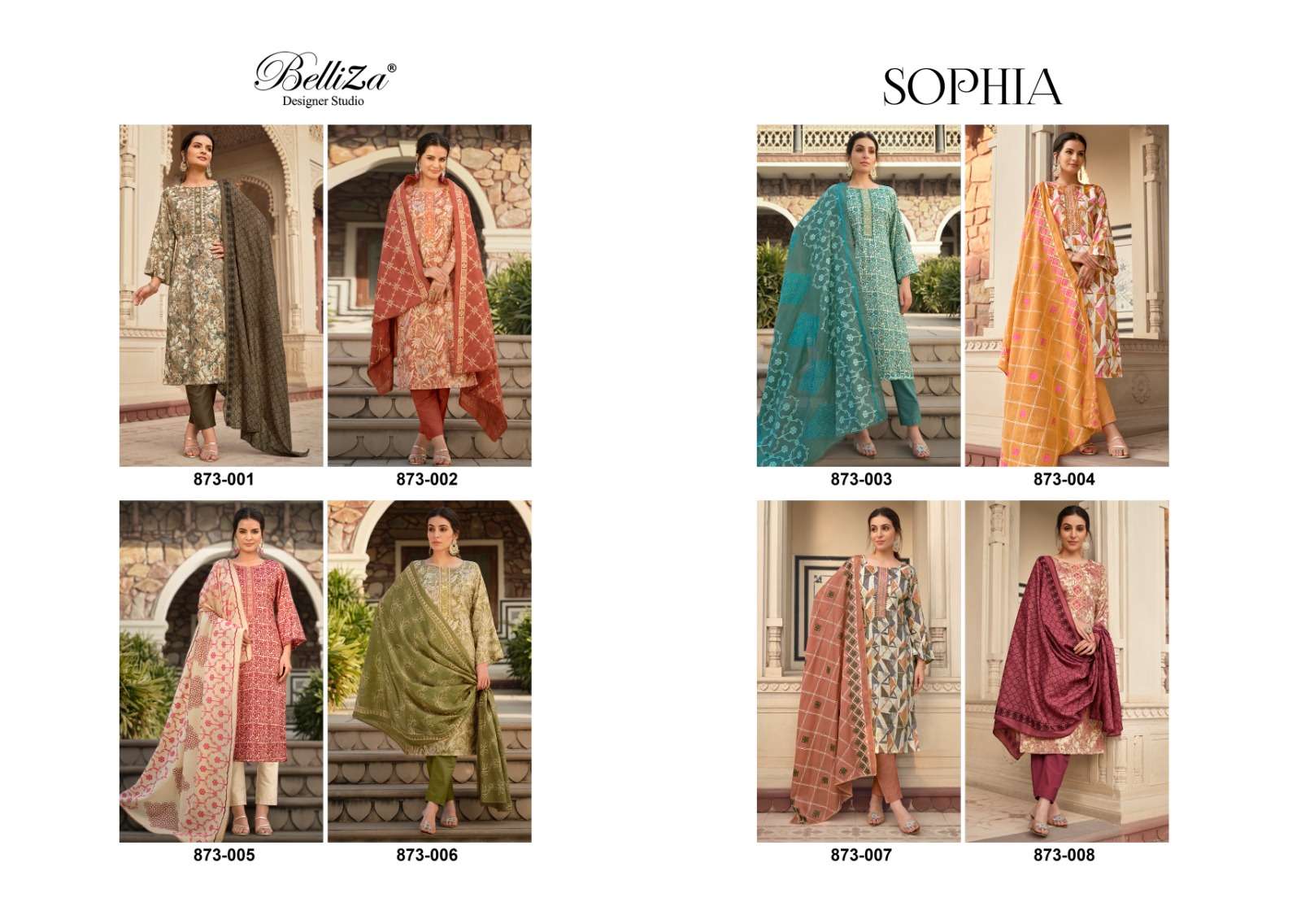 BELLIZA DESIGNER STUDIO SOPHIA COTTON SALWAR SUIT