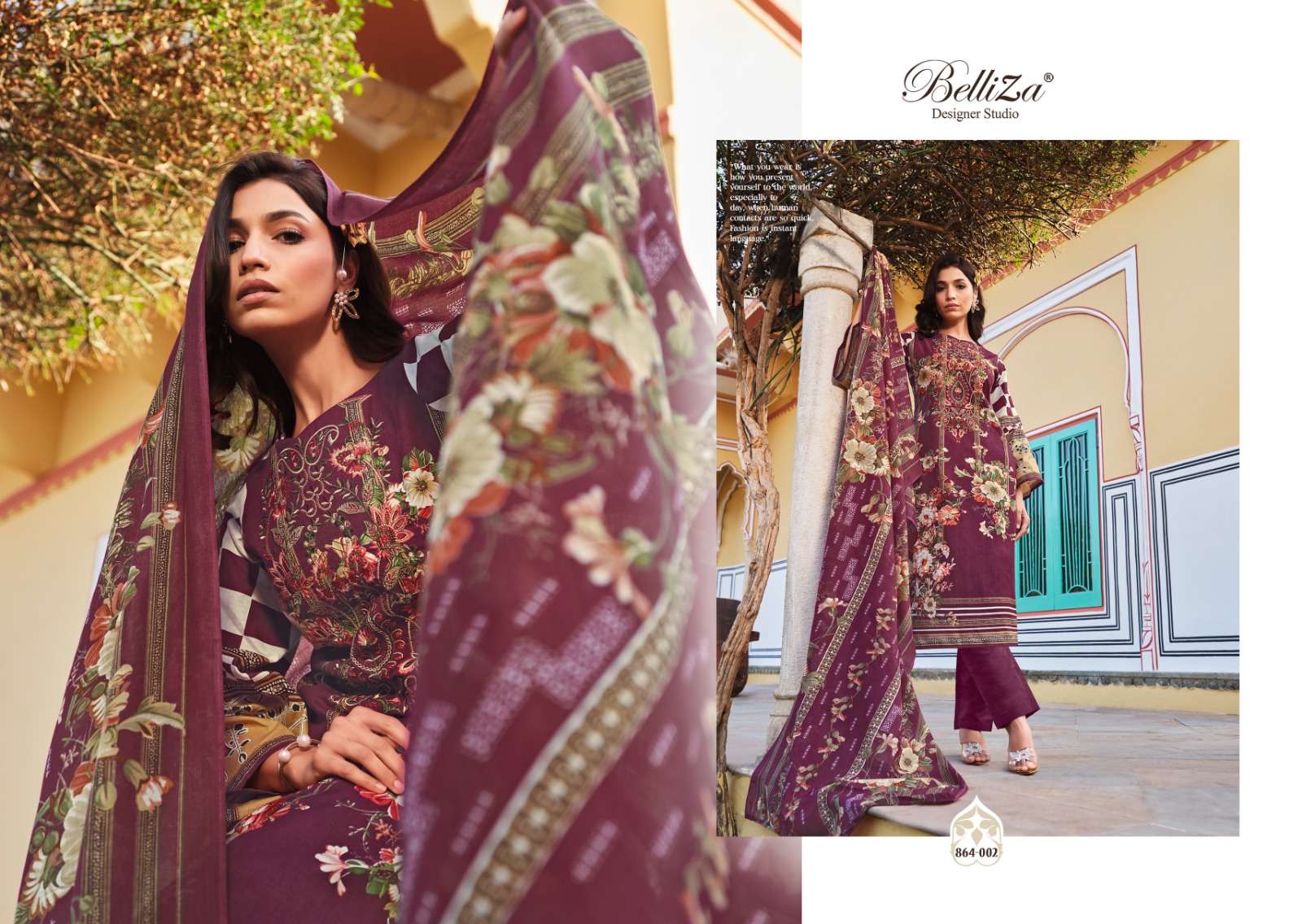 BELLIZA DESIGNER SUITS NAIRA VOL 26 COTTON SALWAR SUITS 