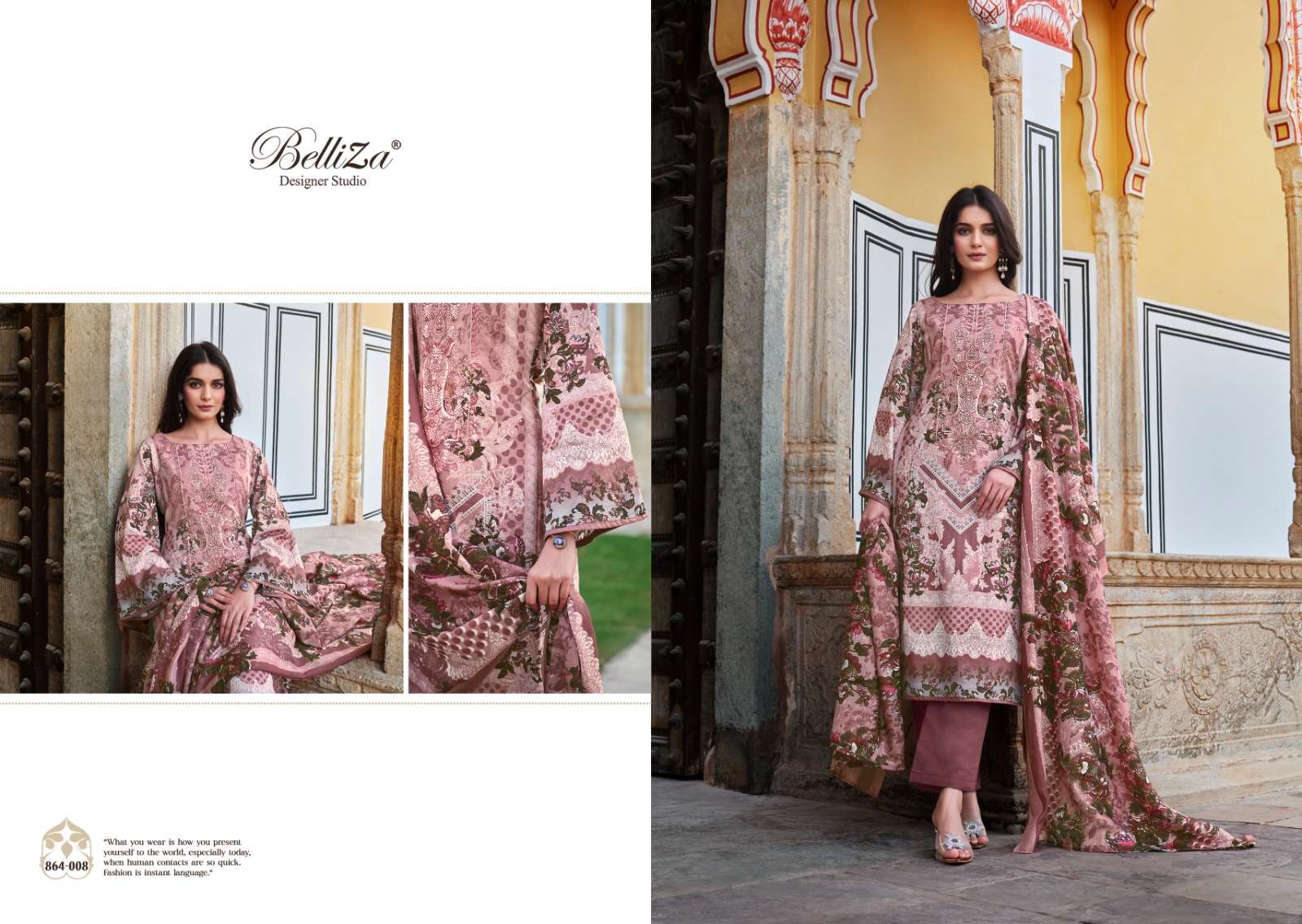 BELLIZA DESIGNER SUITS NAIRA VOL 26 COTTON SALWAR SUITS 