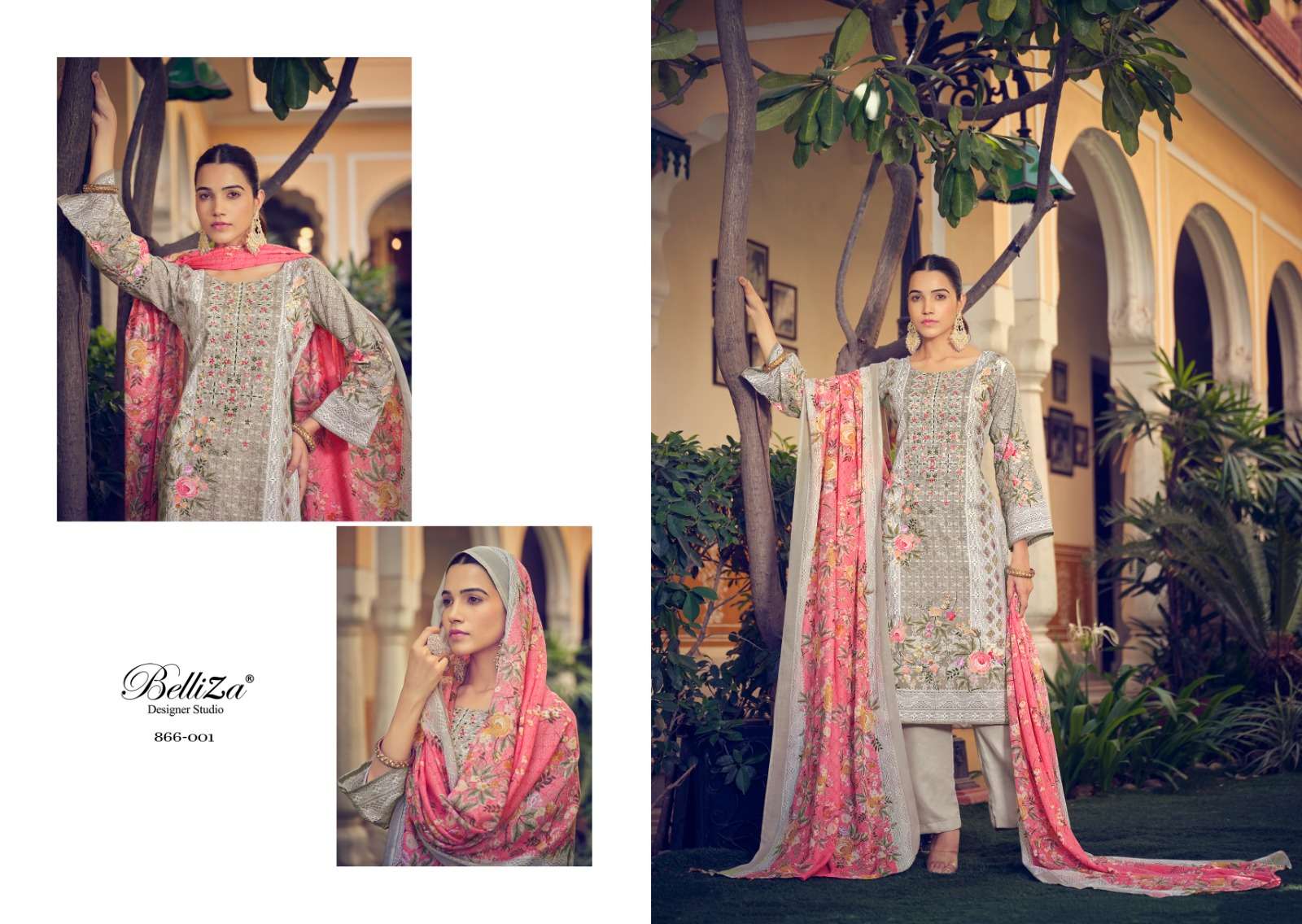 BELLIZA DESIGNER SUITS NAIRA VOL 27 COTTON DESIGNER SUITS 