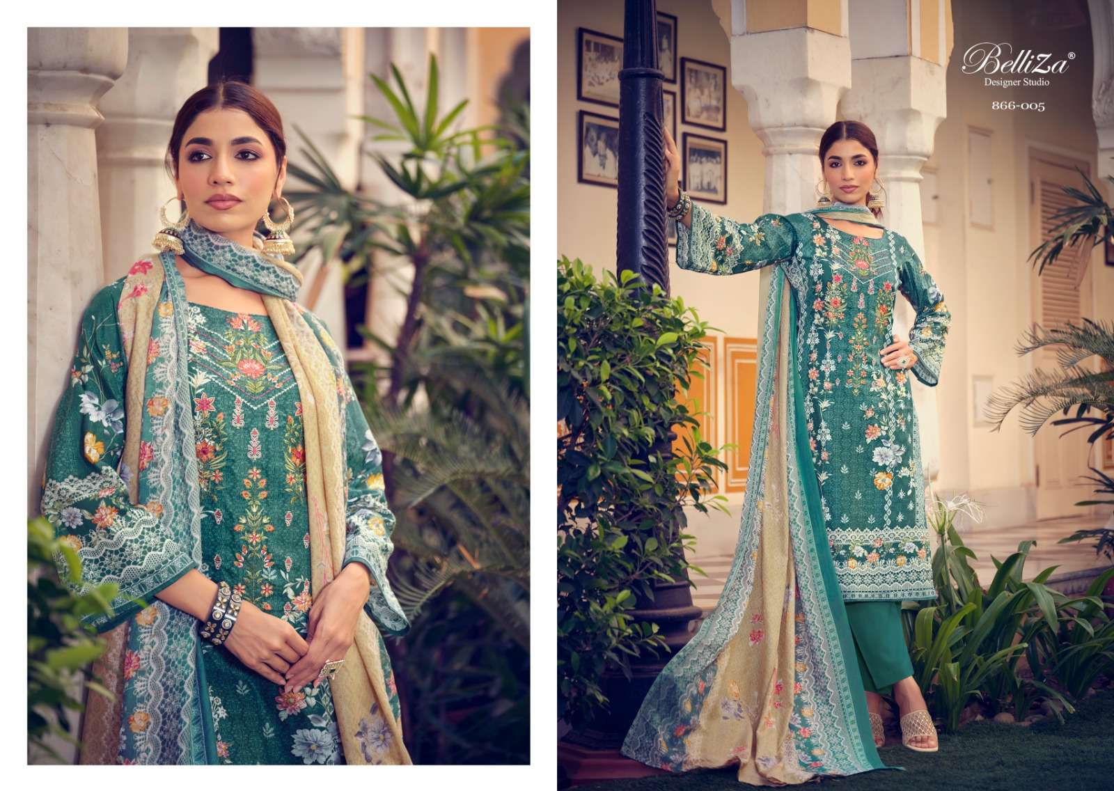BELLIZA DESIGNER SUITS NAIRA VOL 27 COTTON DESIGNER SUITS 