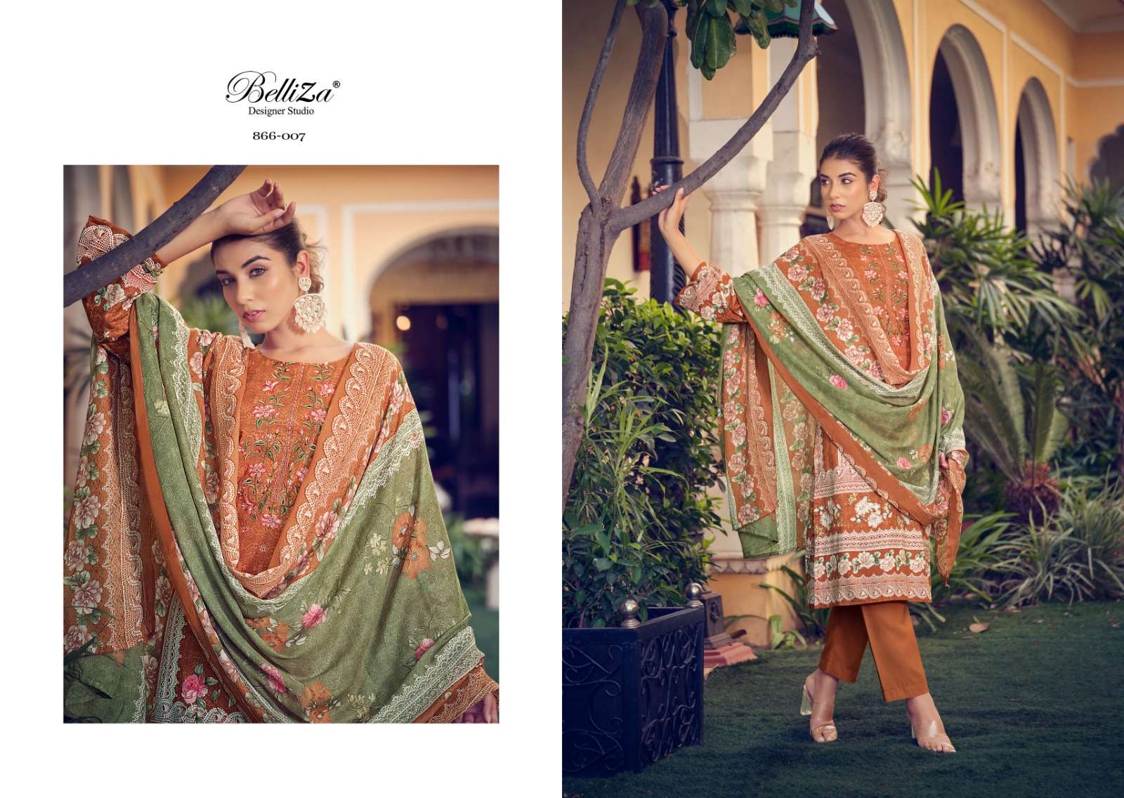 BELLIZA DESIGNER SUITS NAIRA VOL 27 COTTON DESIGNER SUITS 