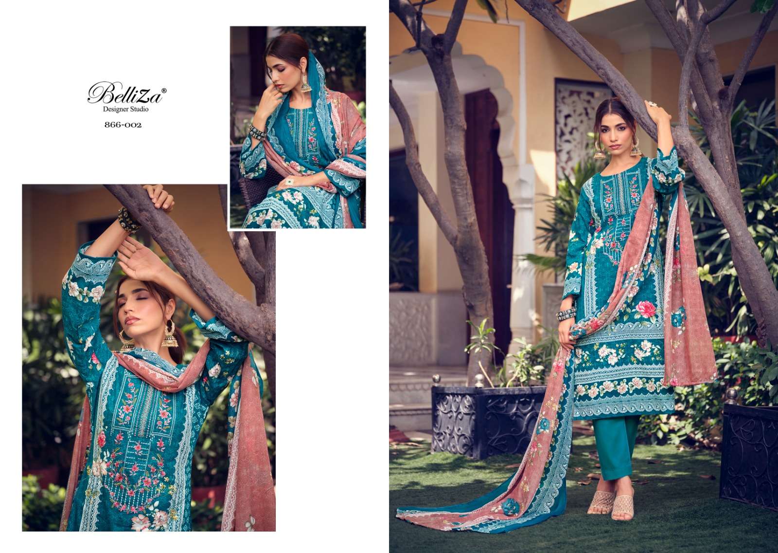 BELLIZA DESIGNER SUITS NAIRA VOL 27 COTTON DESIGNER SUITS 
