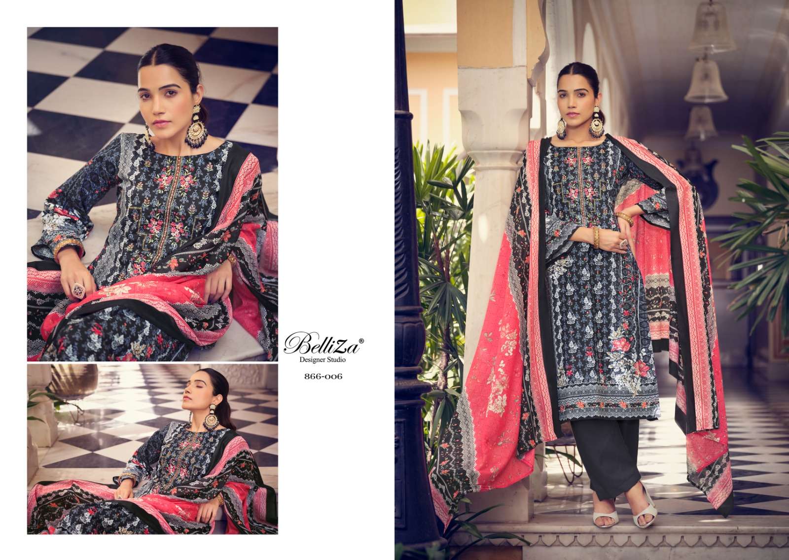 BELLIZA DESIGNER SUITS NAIRA VOL 27 COTTON DESIGNER SUITS 