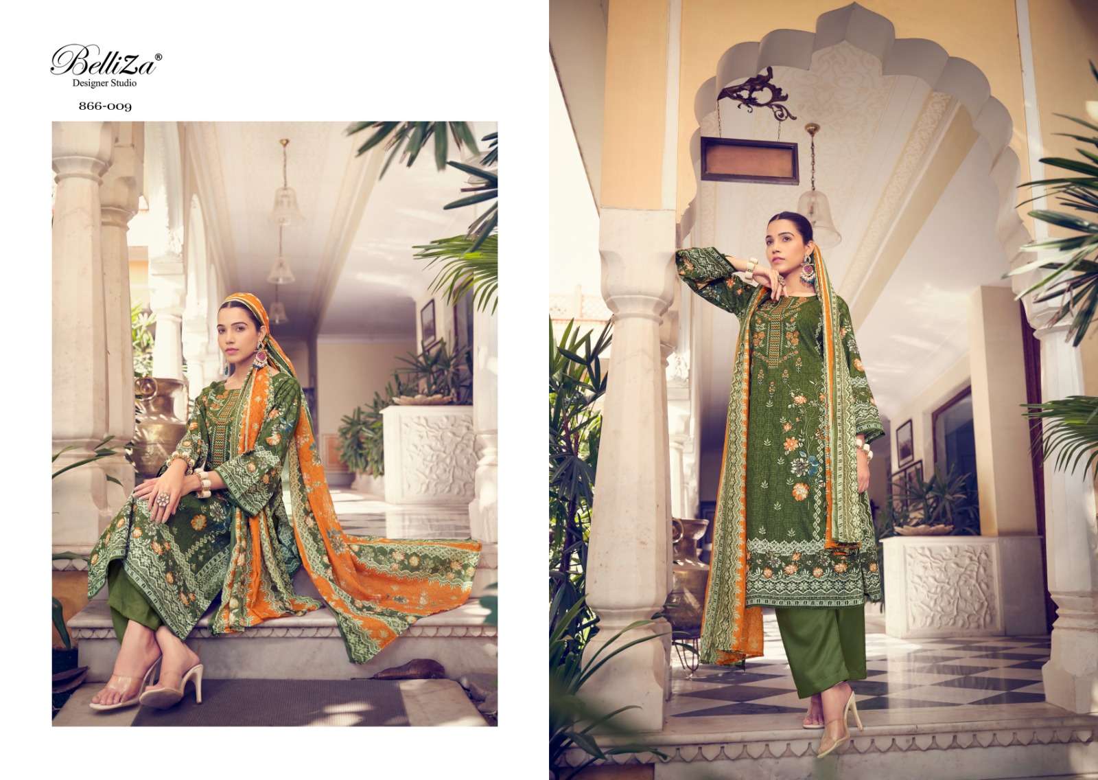 BELLIZA DESIGNER SUITS NAIRA VOL 27 COTTON DESIGNER SUITS 