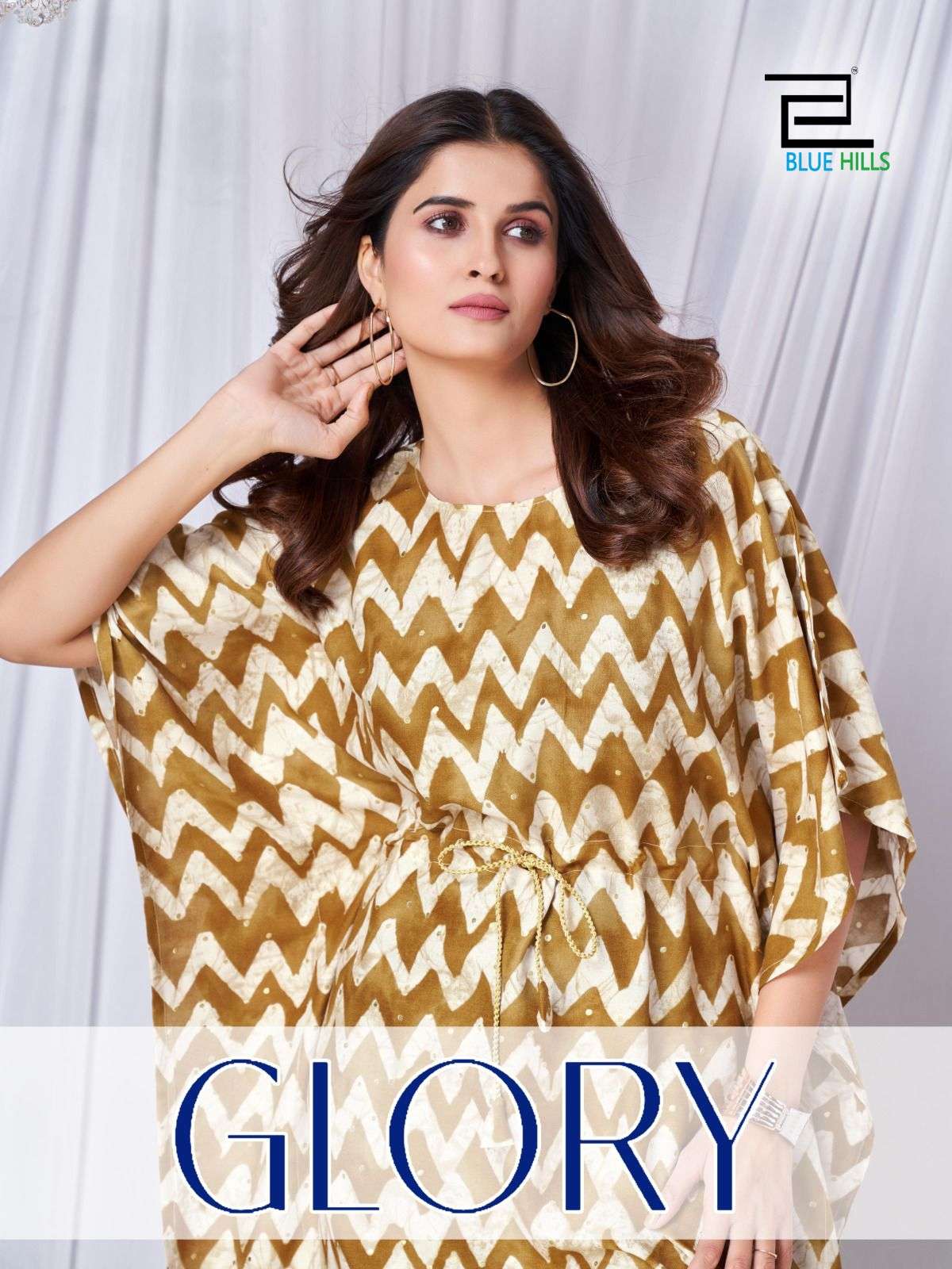 BLUE HILLS GLORY FANCY RAYON KAFTANS 