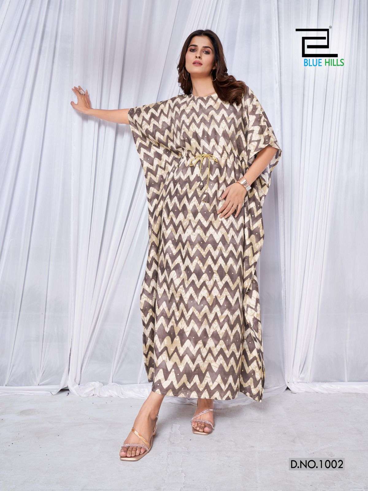 BLUE HILLS GLORY FANCY RAYON KAFTANS 
