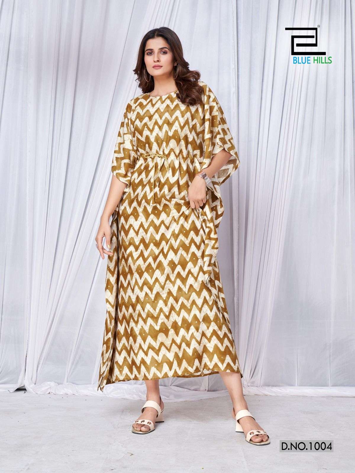 BLUE HILLS GLORY FANCY RAYON KAFTANS 
