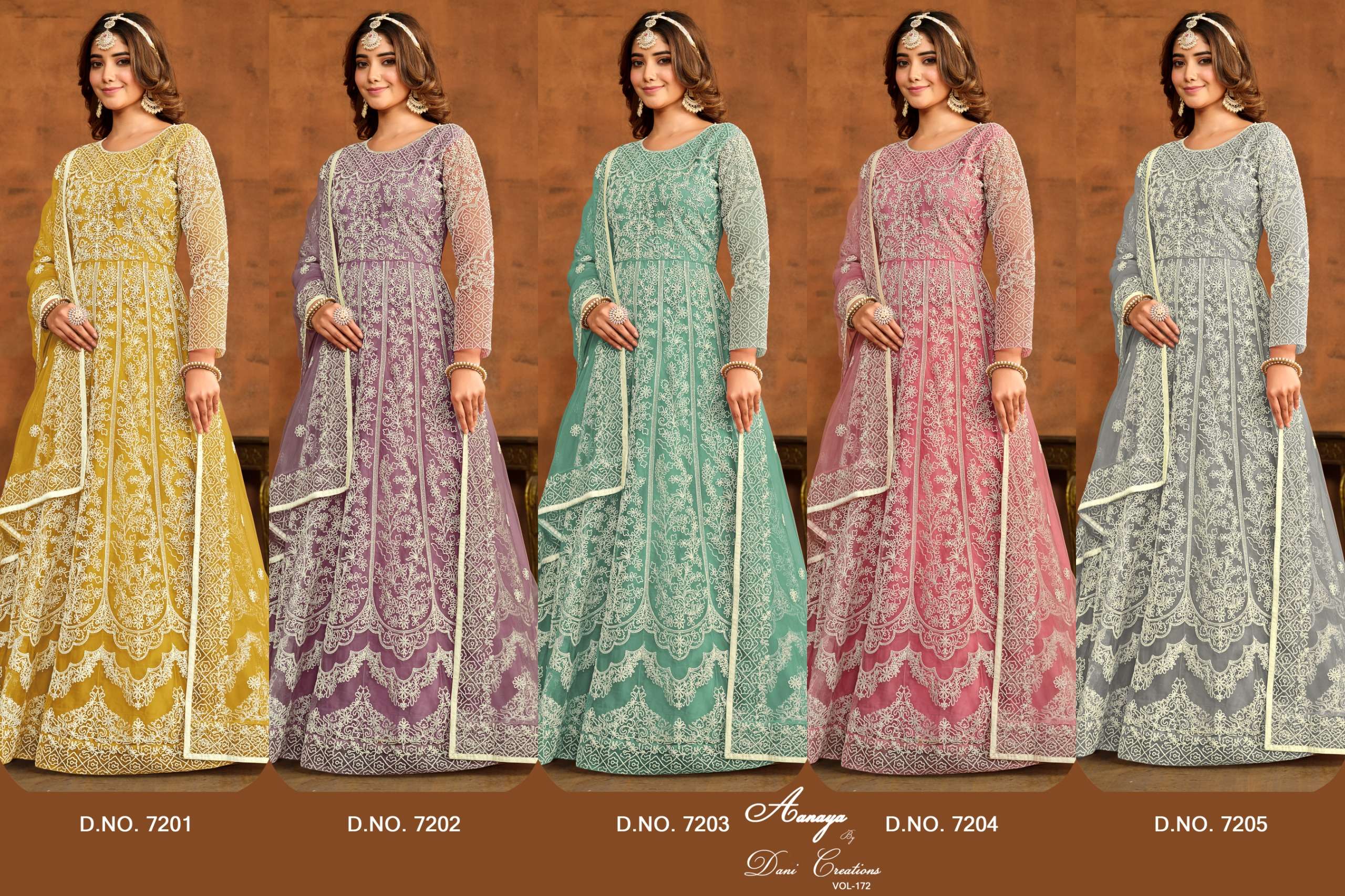 DANI CREATION AANAYA 7200 SERIES HEAVY DESIGNER SUIT