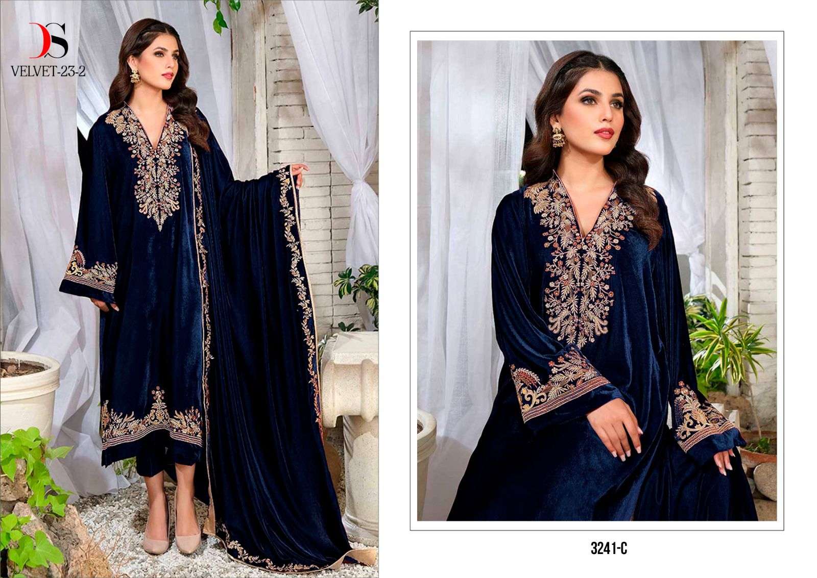 DEEPSY SUITS DEEPSY SUITS VELVET 23 VOL 2 PAKISTANI SUIT