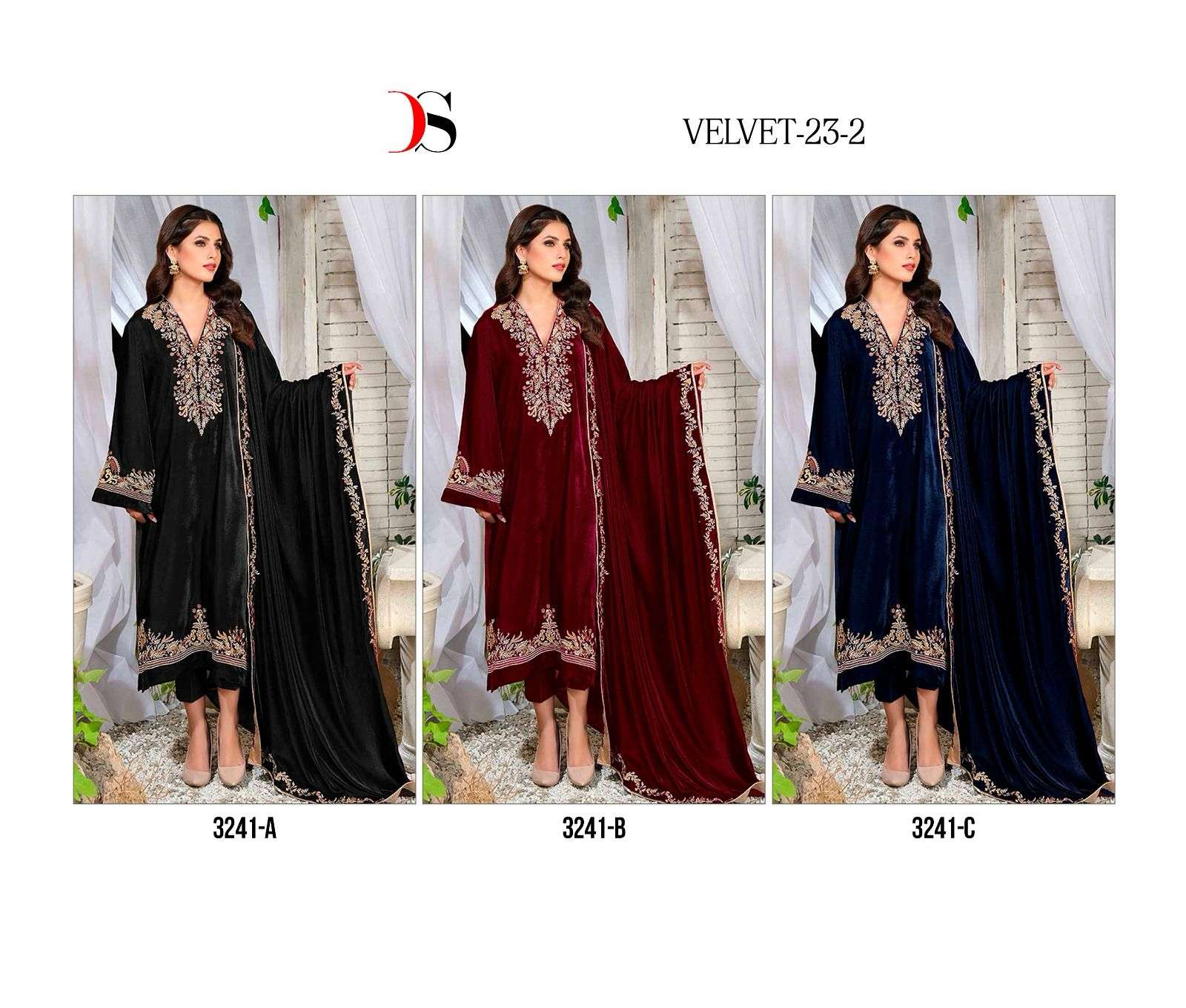 DEEPSY SUITS DEEPSY SUITS VELVET 23 VOL 2 PAKISTANI SUIT