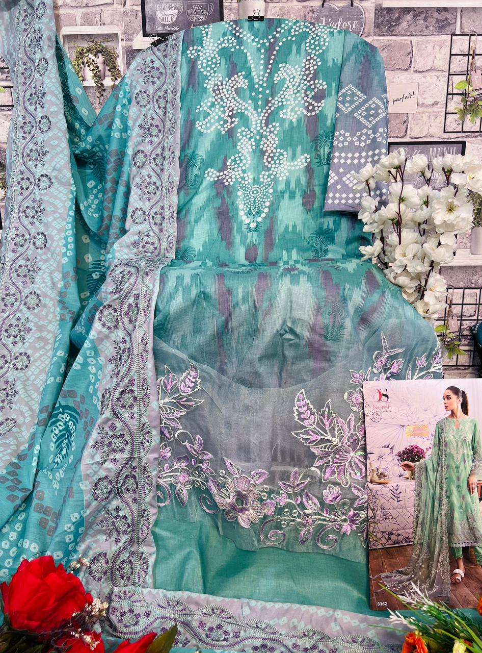DEEPSY SUITS NUREH GARDENIA 24 COTTON SALWAR KMEEZ