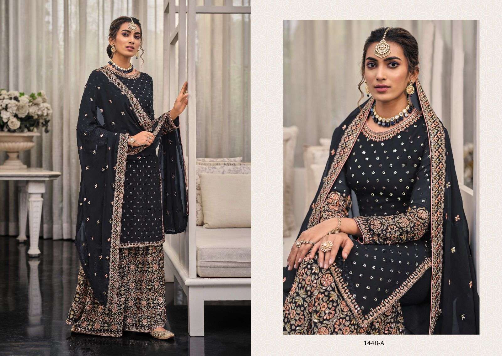 EBA LIFESTYLE SHAGUN 1448 MASTER COLORS PARTY WEAR SUITS
