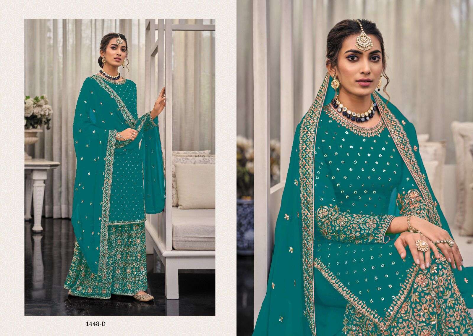 EBA LIFESTYLE SHAGUN 1448 MASTER COLORS PARTY WEAR SUITS