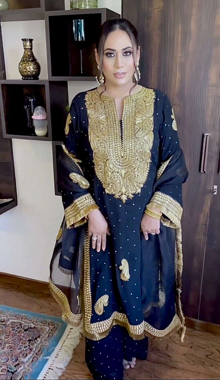 FD 7813 PARTYWEAR DRESS