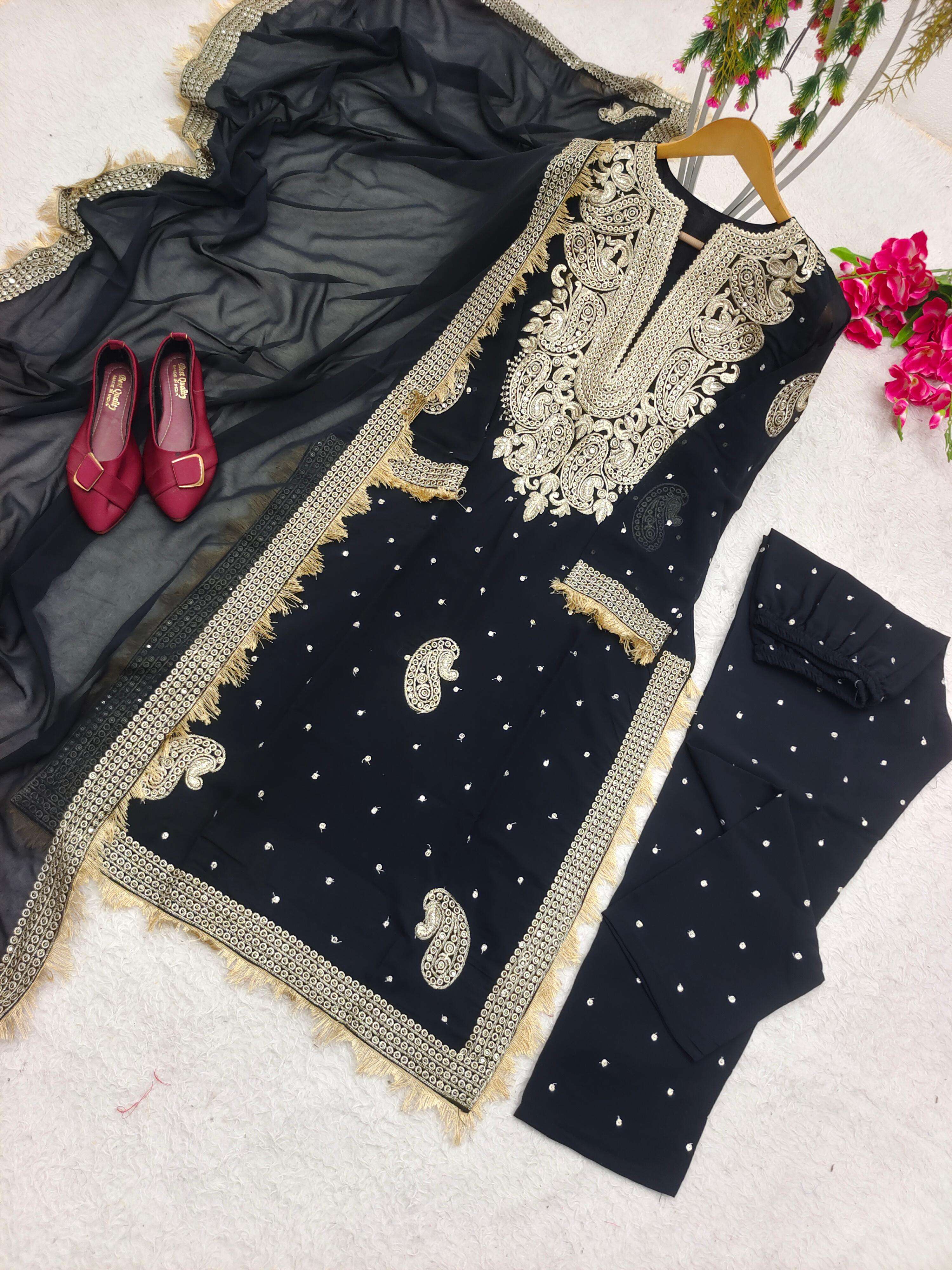 FD 7813 PARTYWEAR DRESS