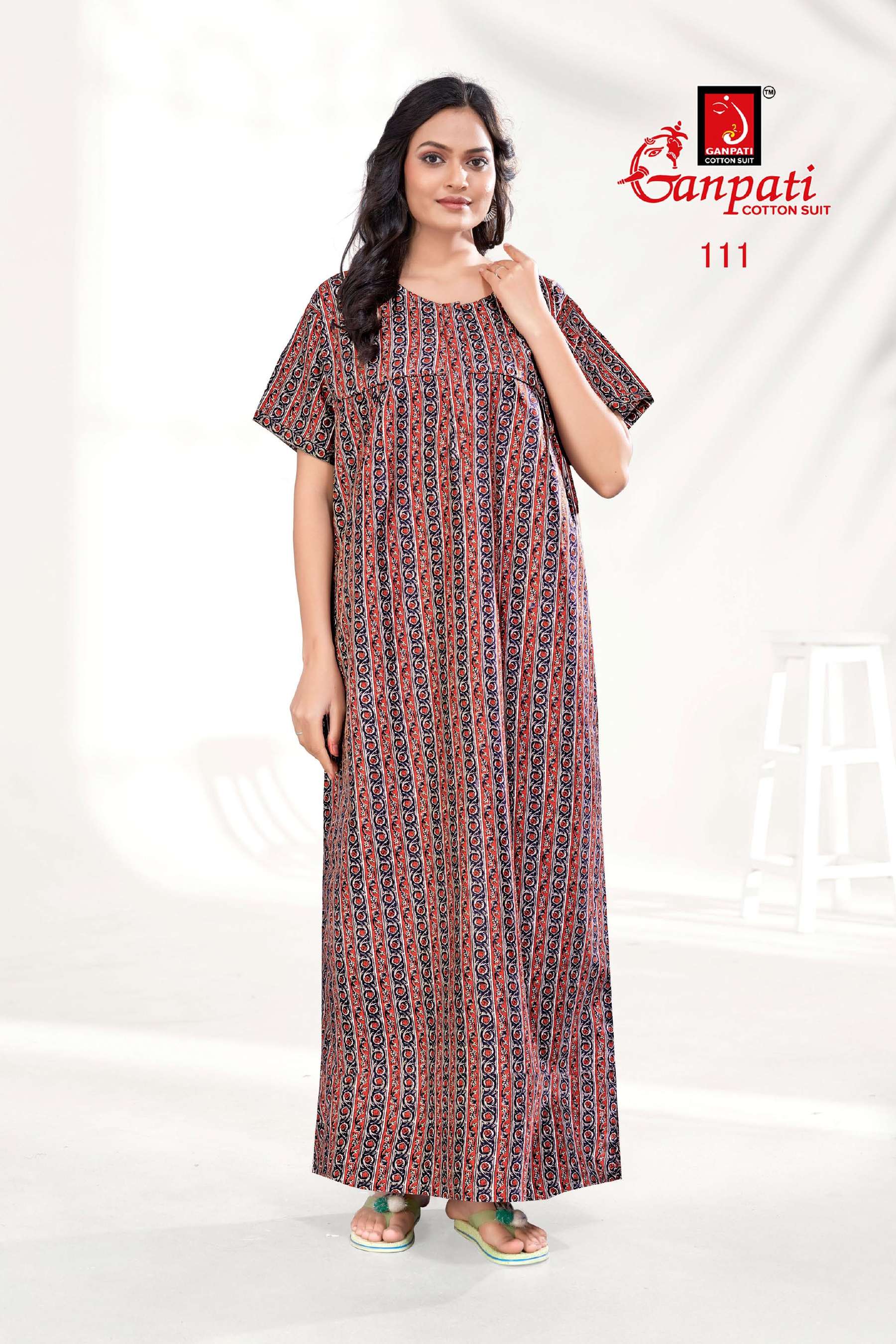 GANPATI JYOTI VOL 1 COTTON NIGHT GOWNS 