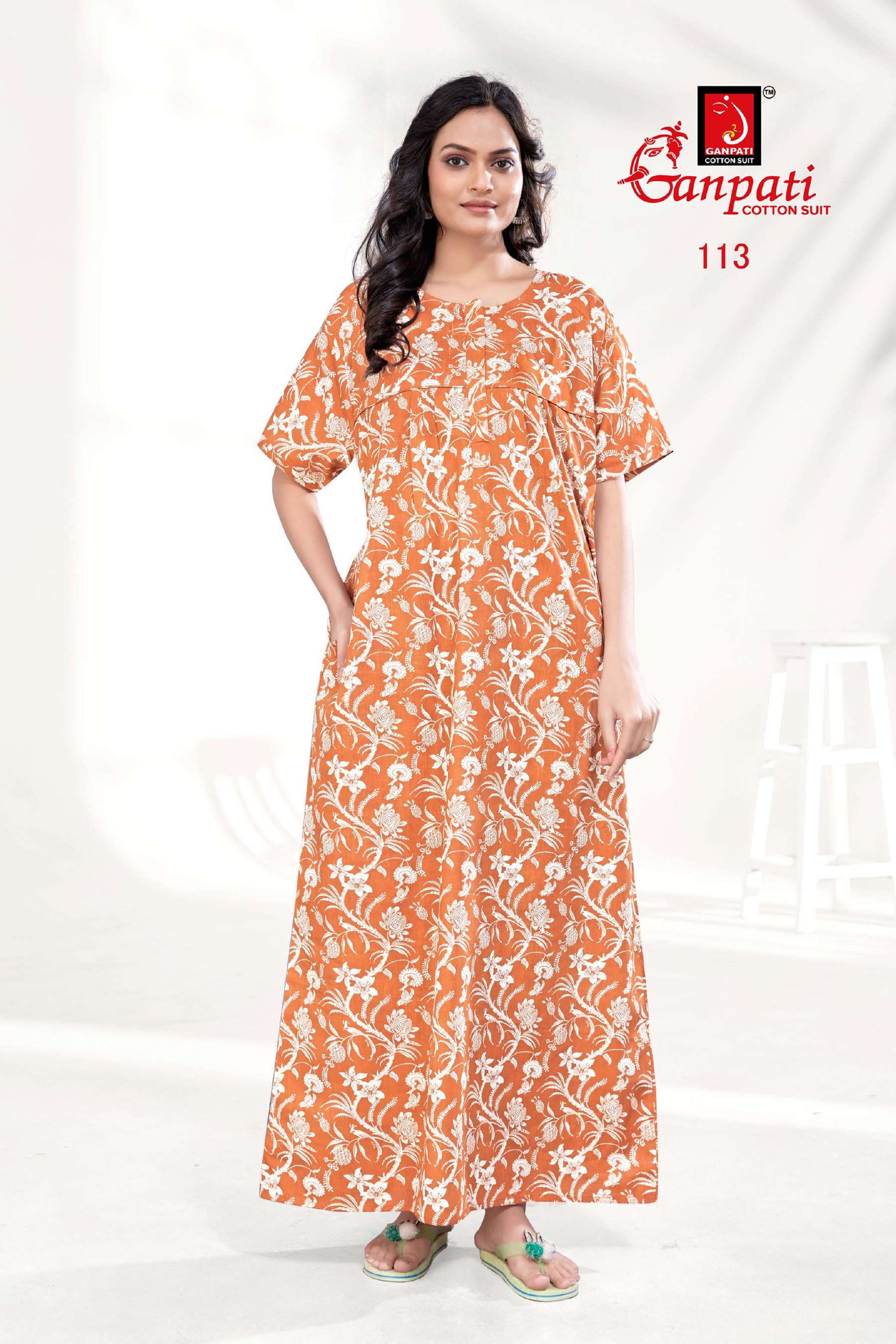 GANPATI JYOTI VOL 1 COTTON NIGHT GOWNS 