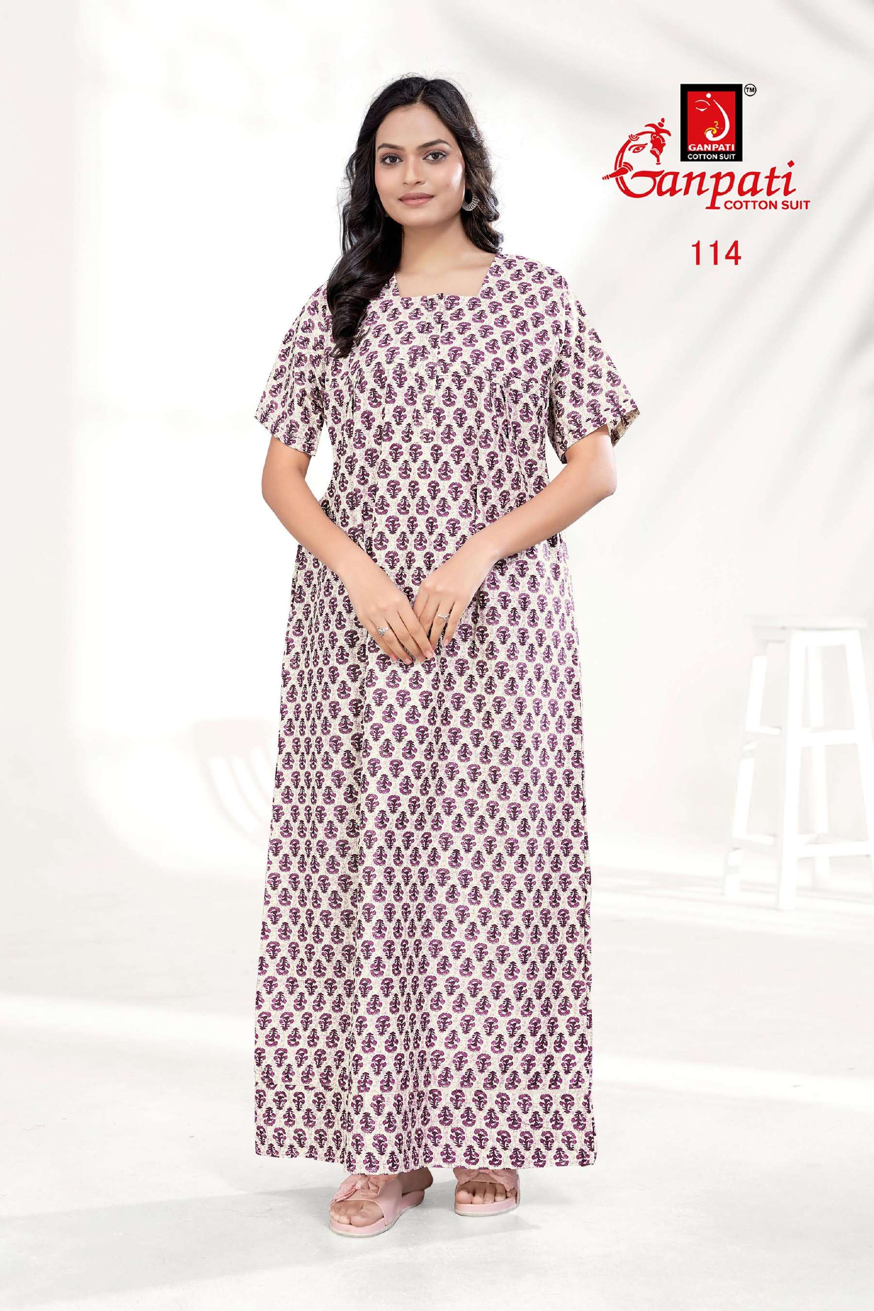 GANPATI JYOTI VOL 1 COTTON NIGHT GOWNS 