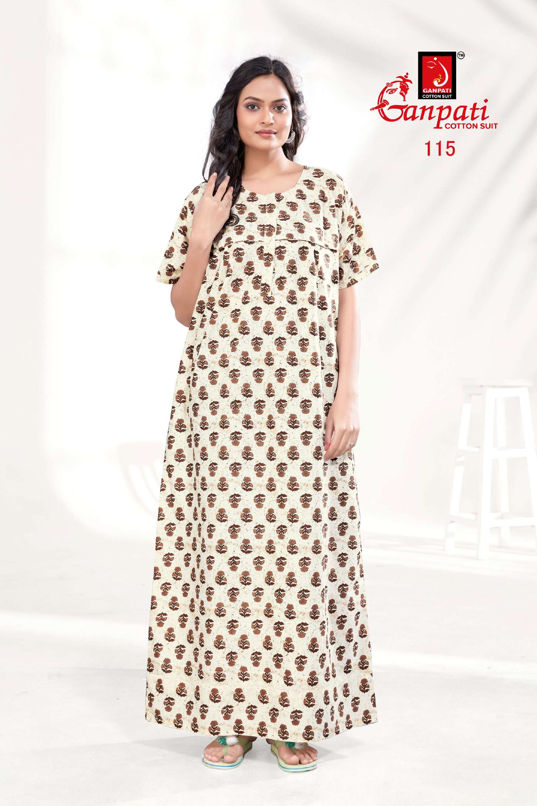 GANPATI JYOTI VOL 1 COTTON NIGHT GOWNS 