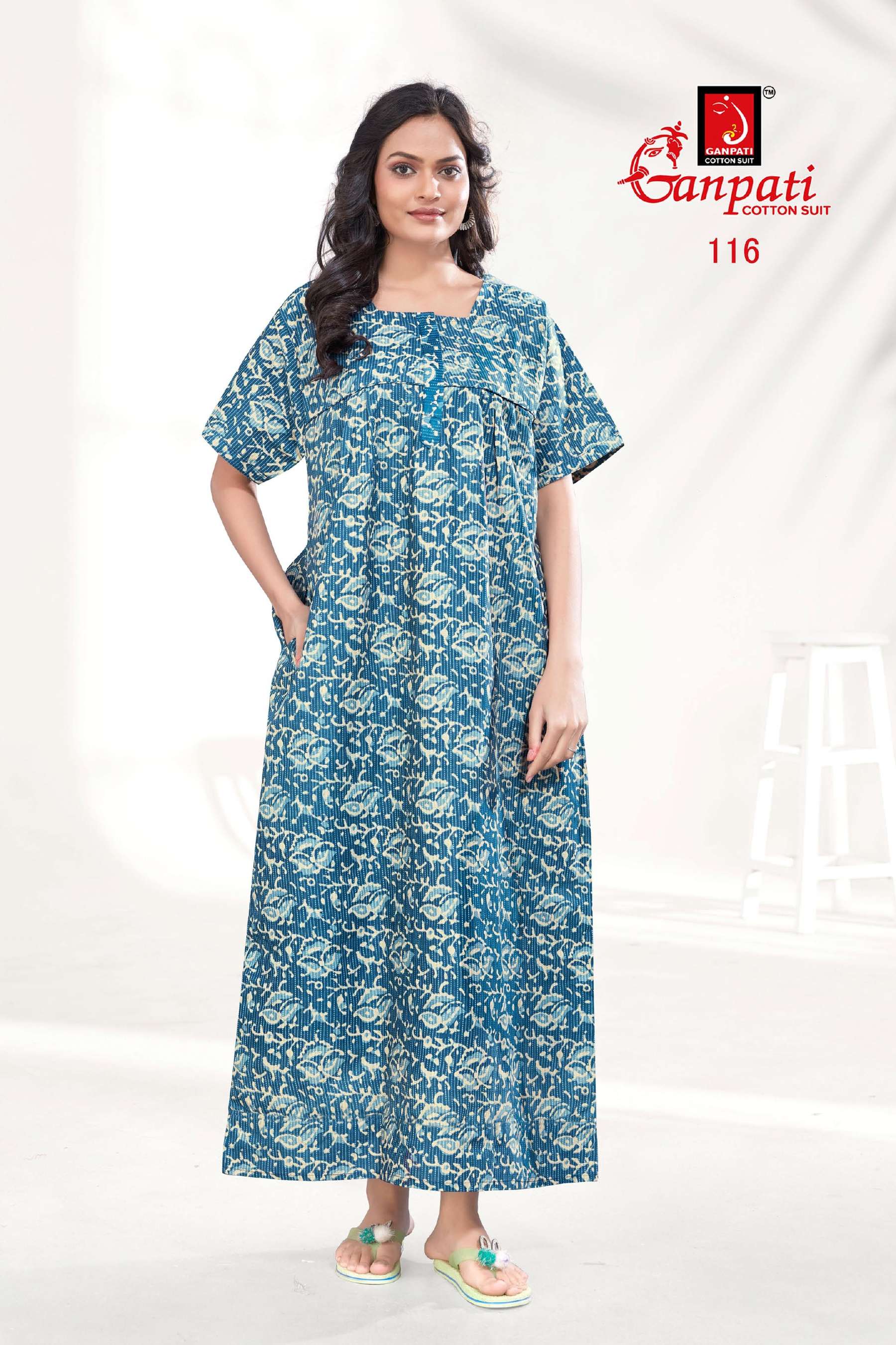 GANPATI JYOTI VOL 1 COTTON NIGHT GOWNS 
