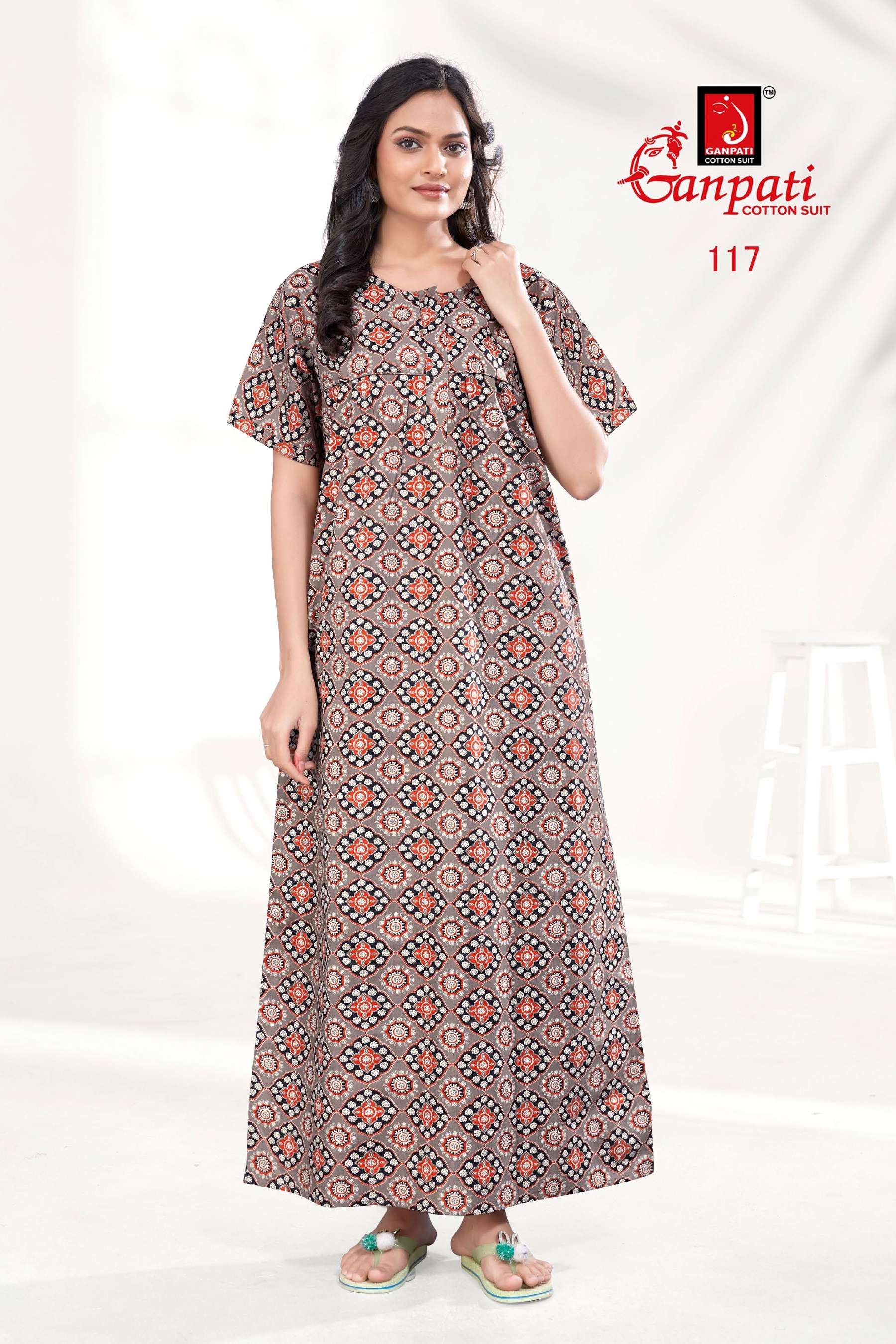 GANPATI JYOTI VOL 1 COTTON NIGHT GOWNS 