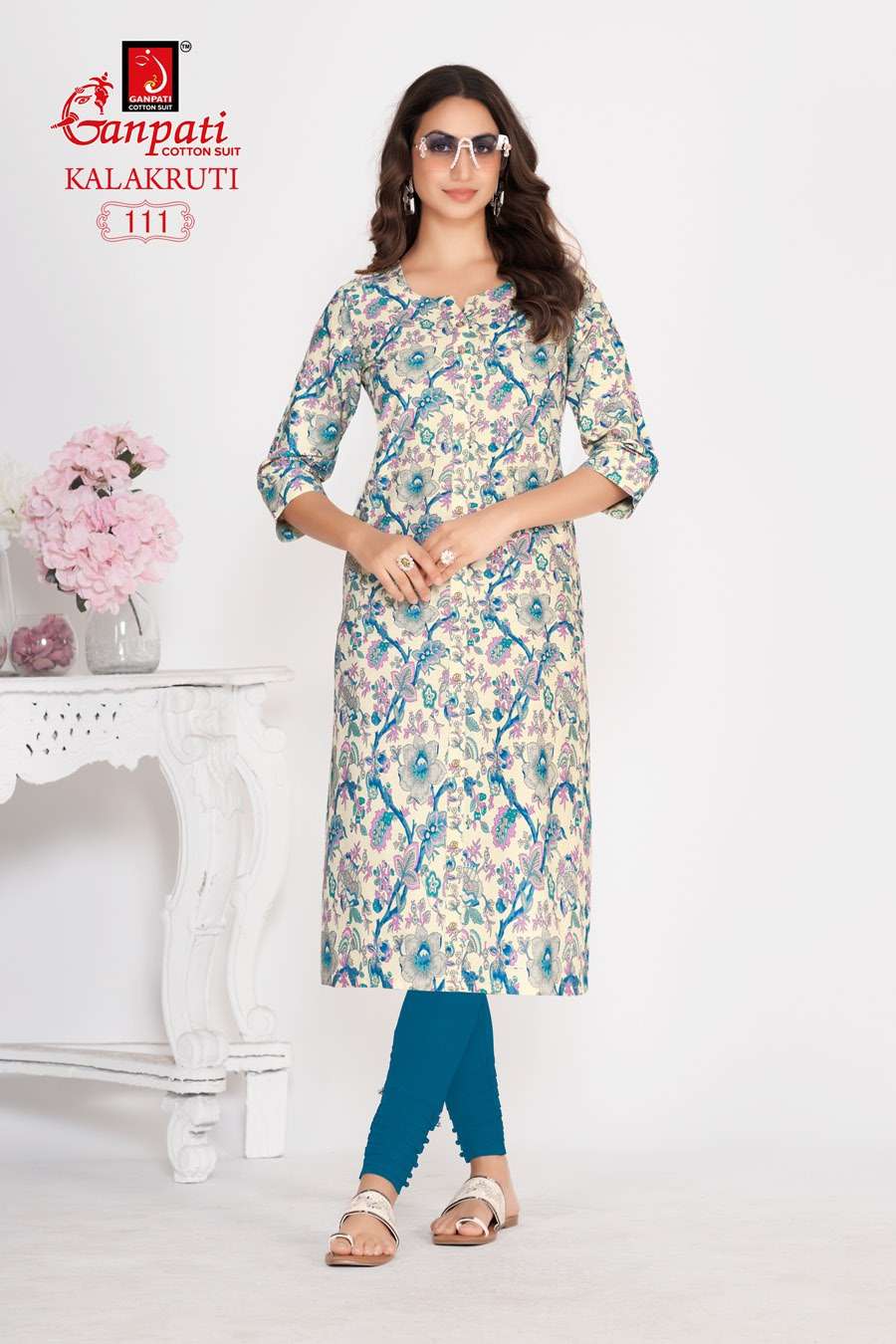 GANPATI KALAKRUTI VOL 29 COTTON KURTIS 
