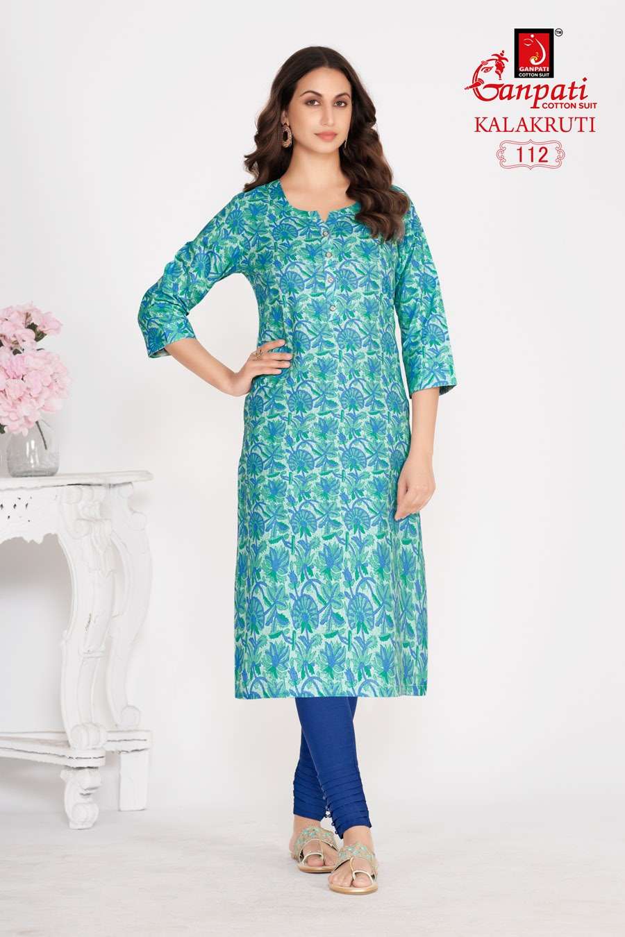 GANPATI KALAKRUTI VOL 29 COTTON KURTIS 