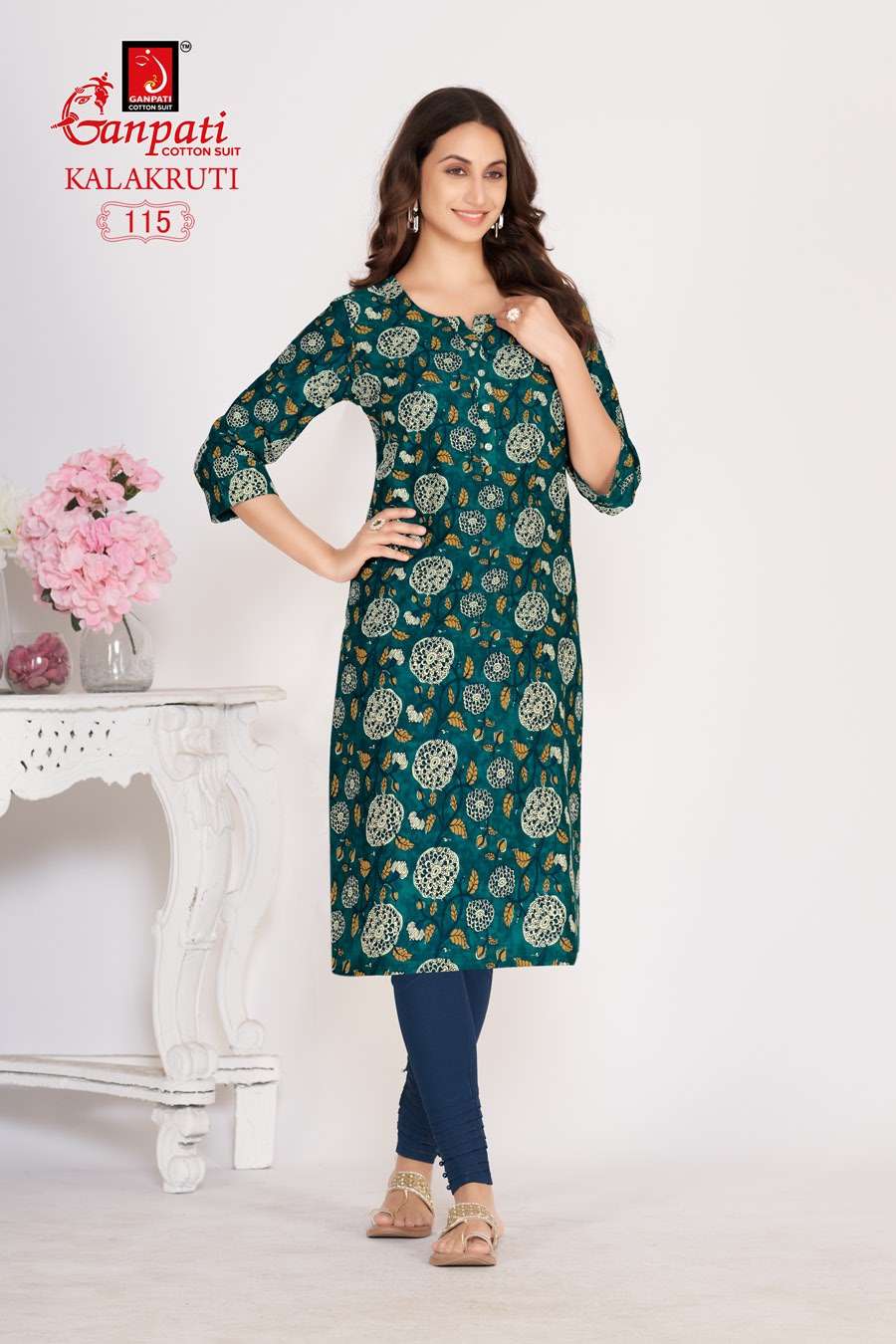 GANPATI KALAKRUTI VOL 29 COTTON KURTIS 