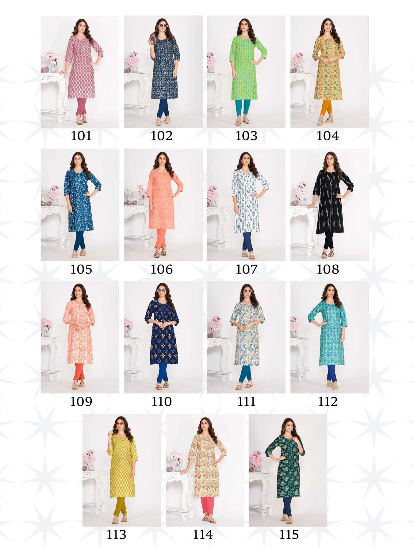 GANPATI KALAKRUTI VOL 29 COTTON KURTIS 