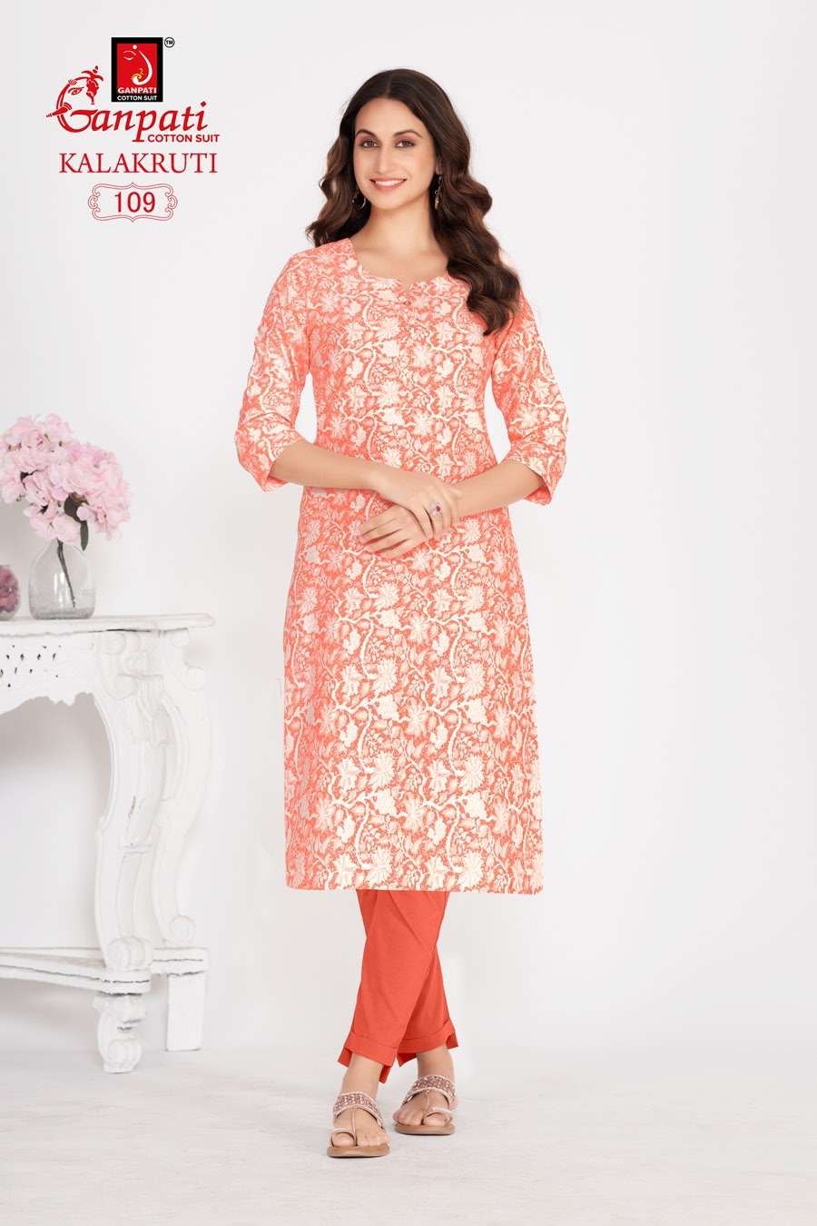 GANPATI KALAKRUTI VOL 29 COTTON KURTIS 