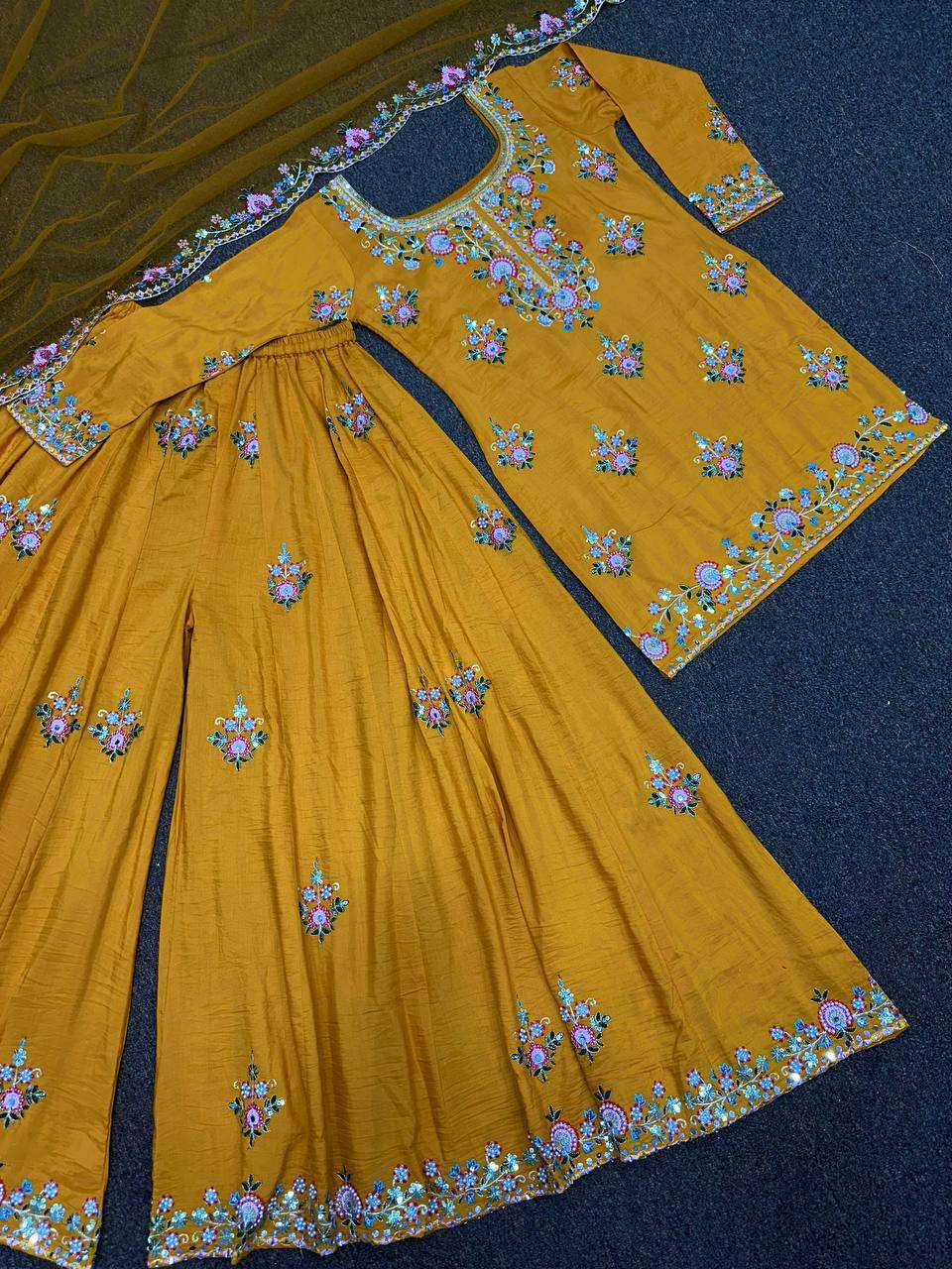 HK 1599 KURTI PLAZZO