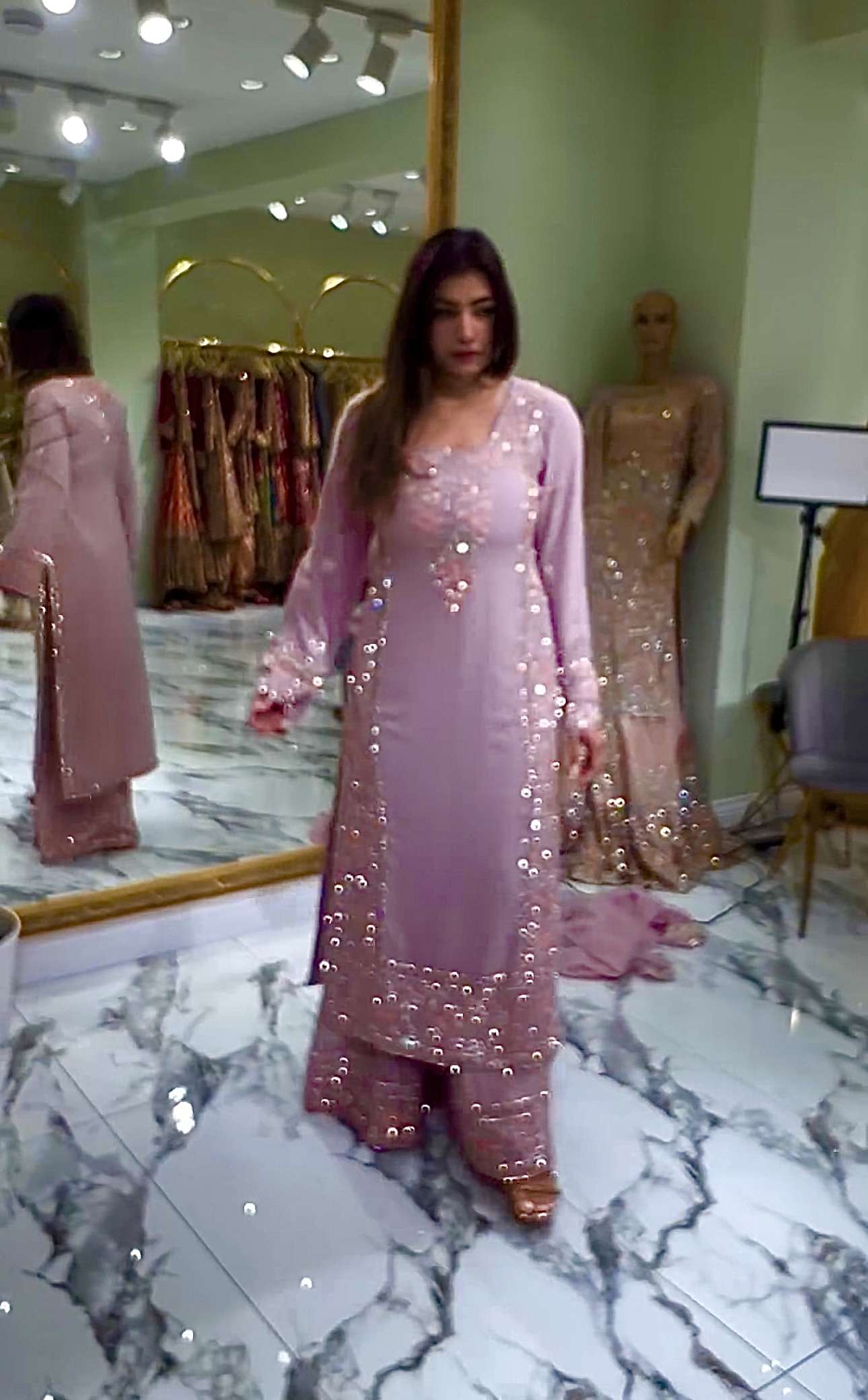 HK 1602 KURTI SET