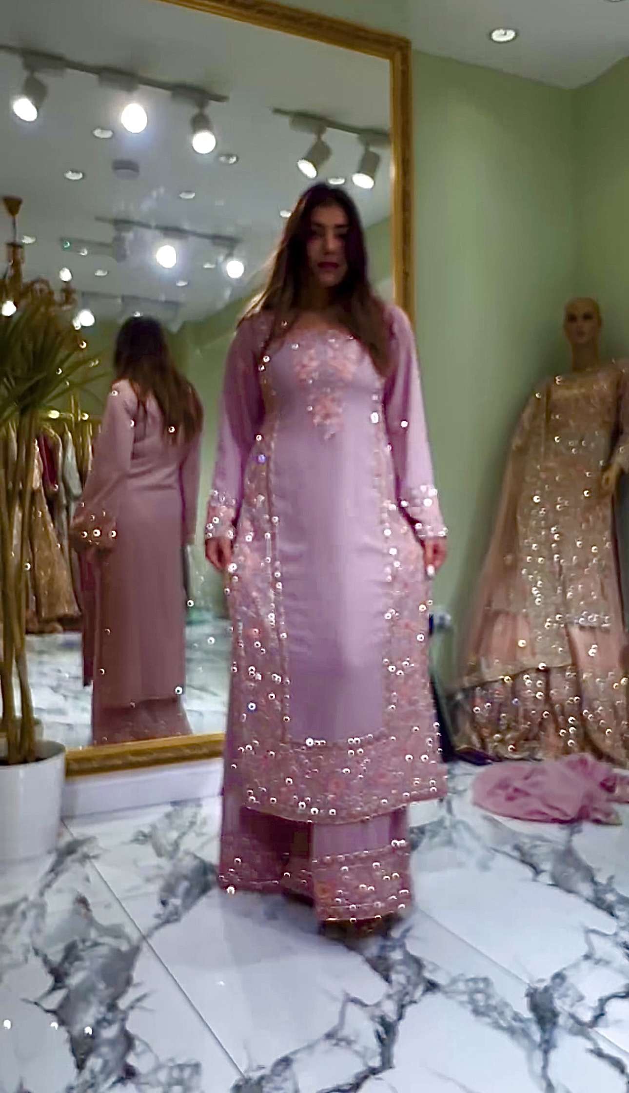 HK 1602 KURTI SET