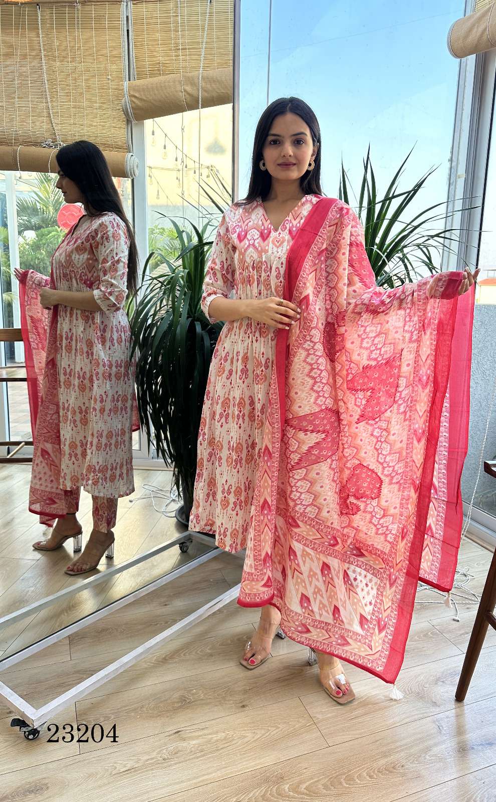 INDIRA 23204 ALIA CUT PATTERN KURTI COMBO SET 