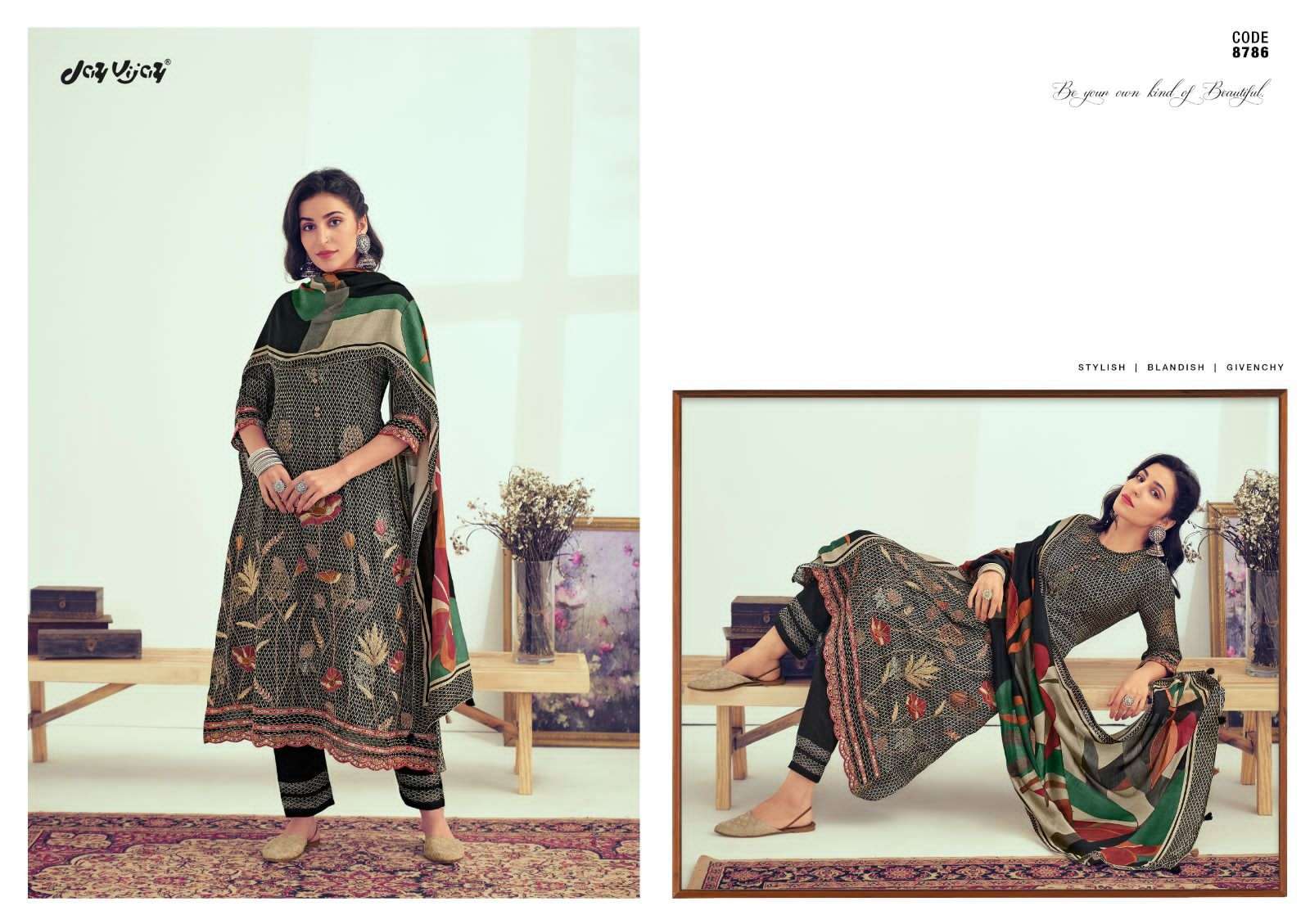 JAY VIJAY KHUBANI SILK JACQUARD DESIGNER SUIT