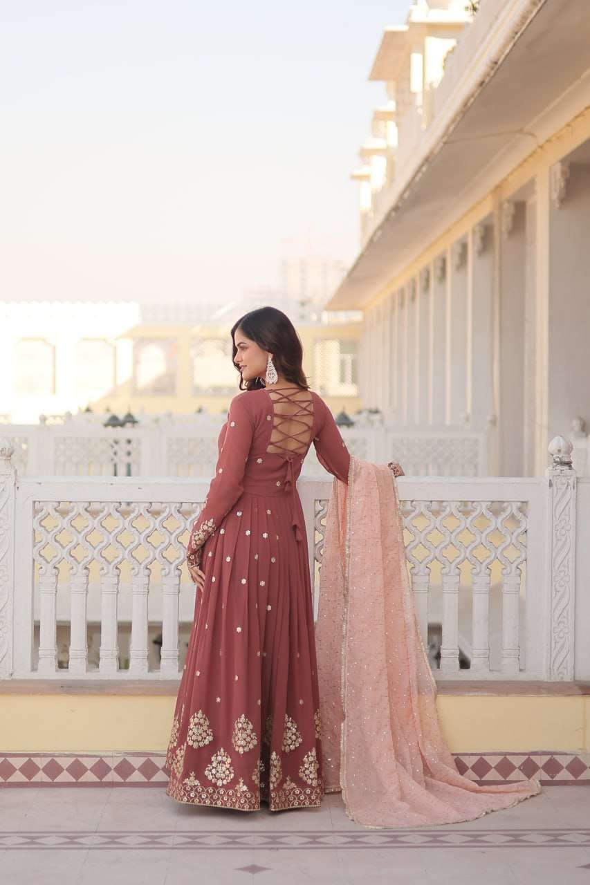 KA 1075 ANARKALI KURTIS