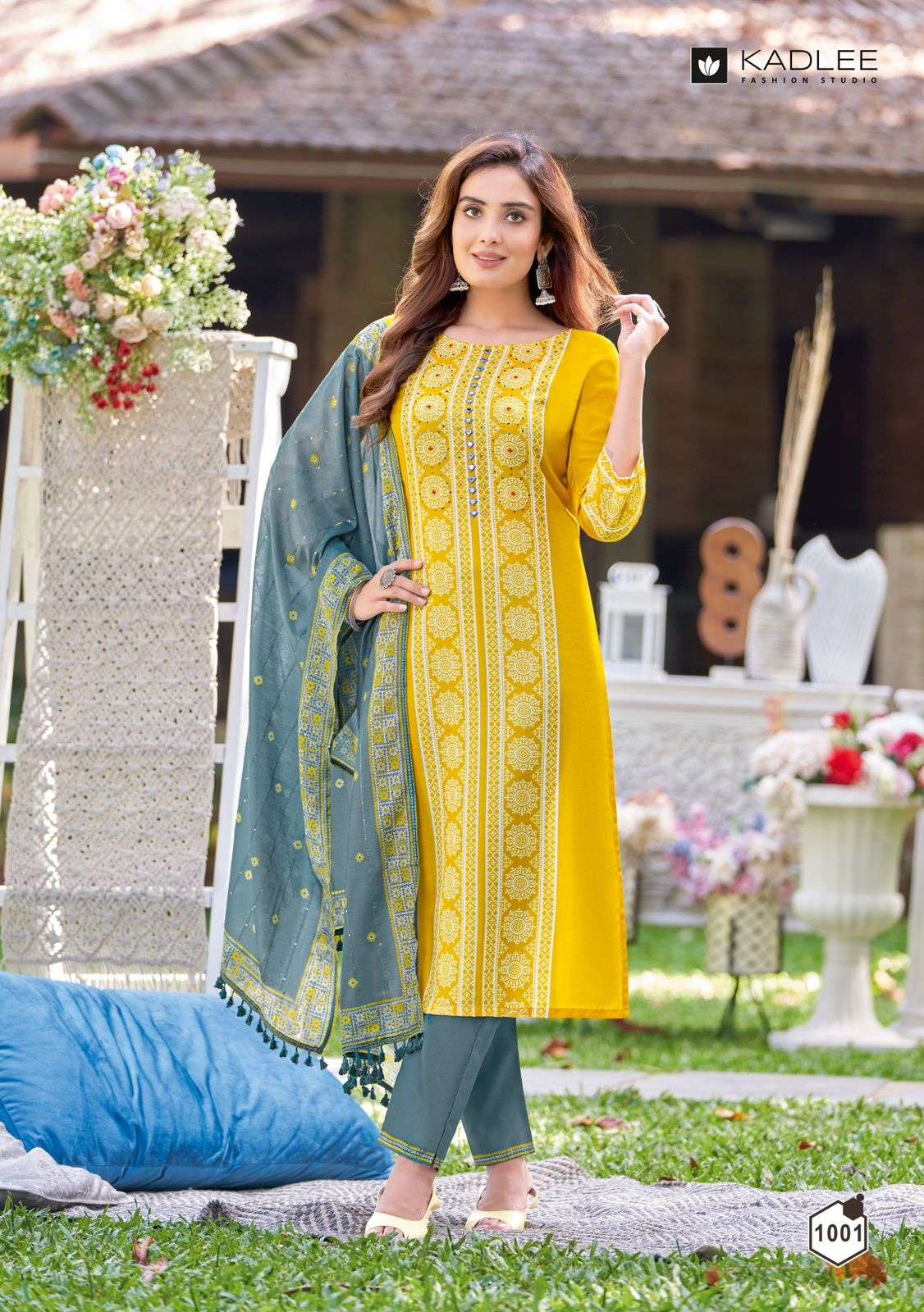 KADLEE FASSHION MALHAR KURTI COMBO SET 