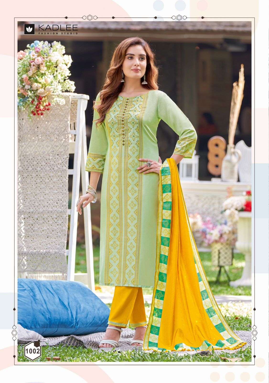 KADLEE FASSHION MALHAR KURTI COMBO SET 