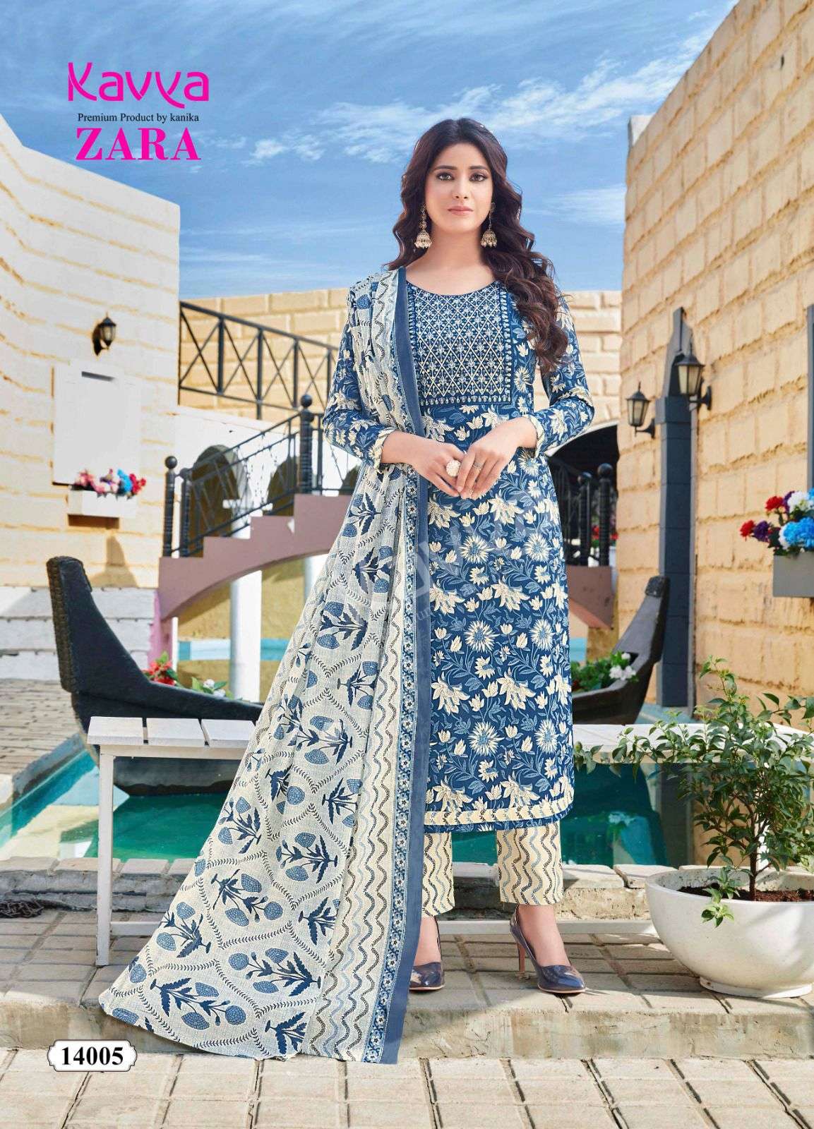  KAVYA ZARA VOL 14 KURTI COMBO SET 