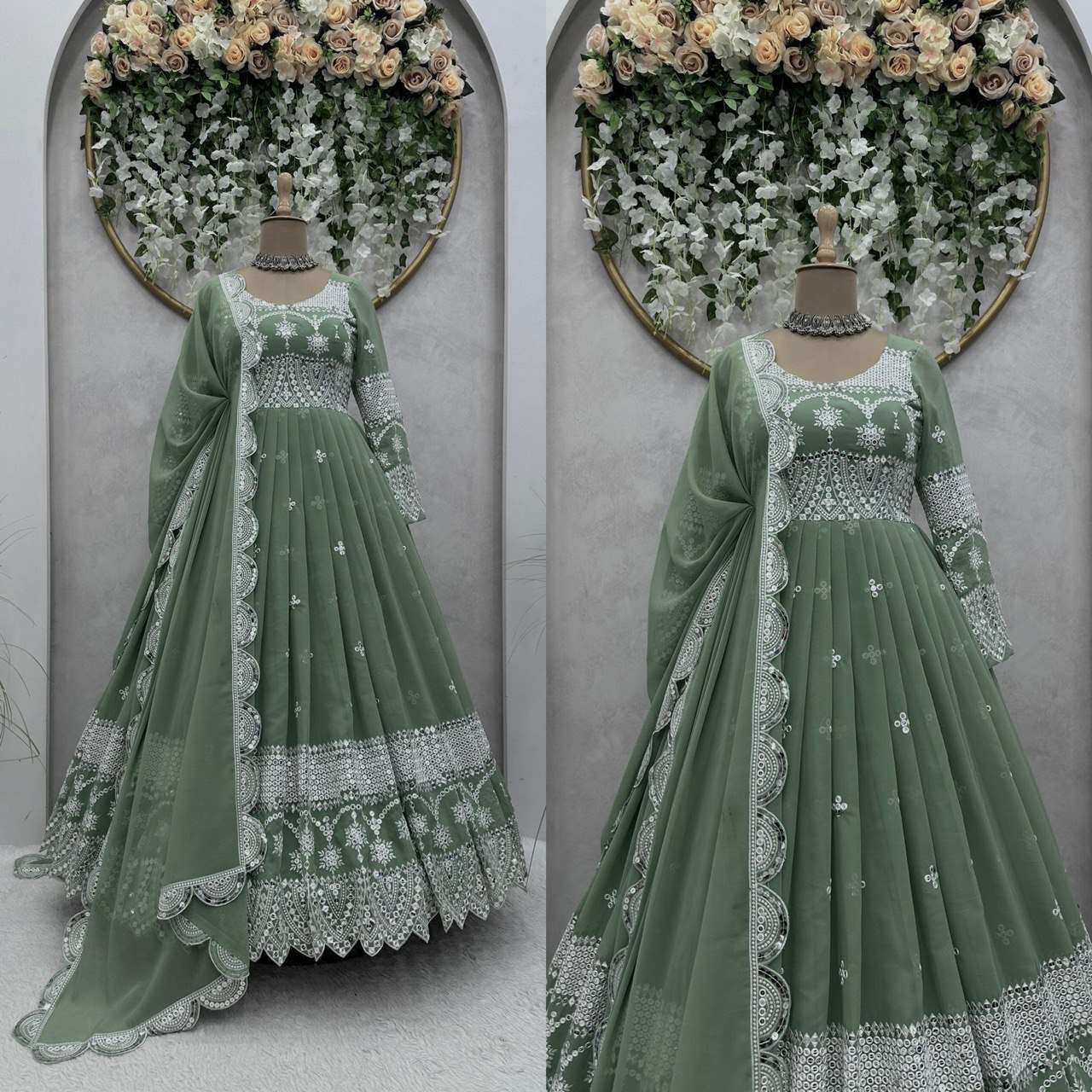KD 1394 ANARKALI KURTI