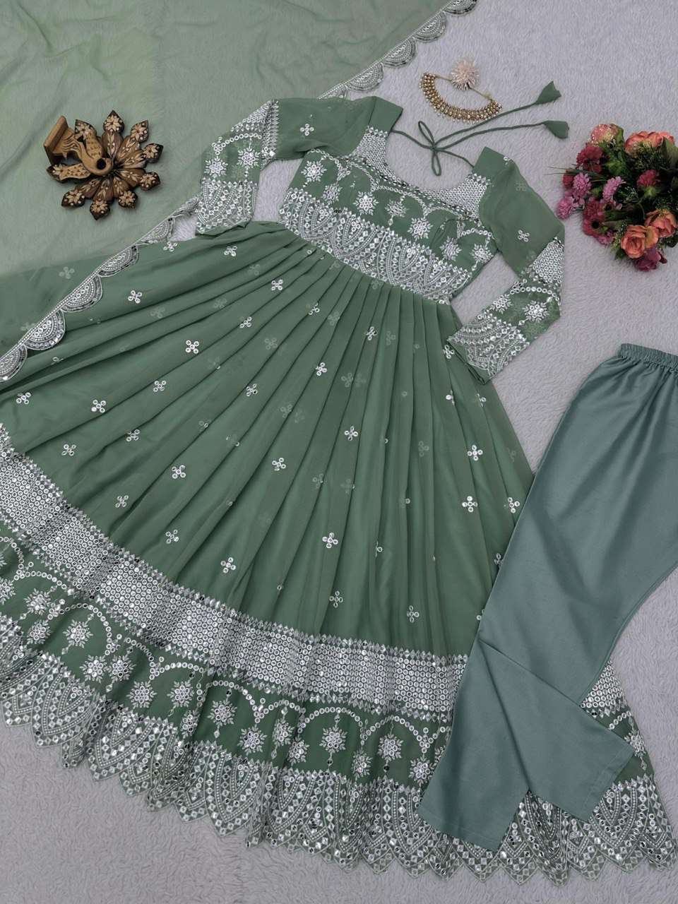 KD 1394 ANARKALI KURTI